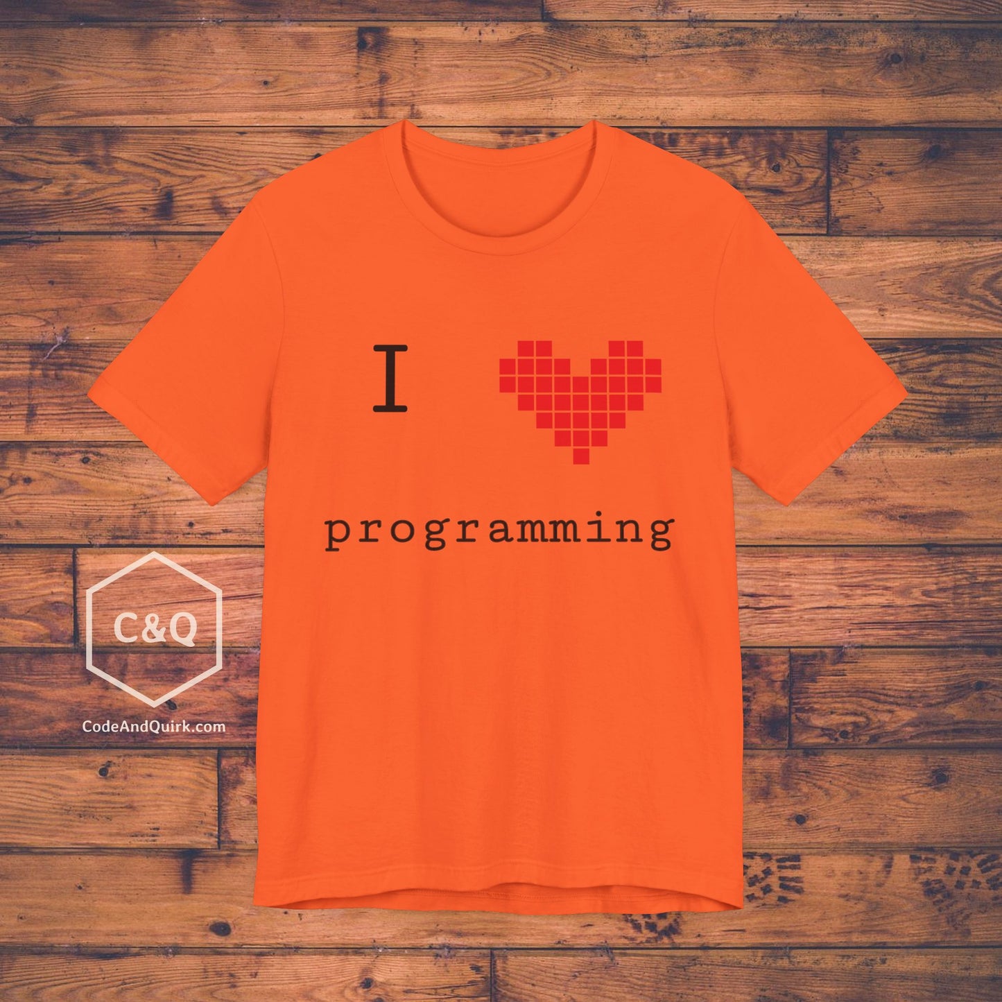 I love programming - programmer's geeky T-shirt