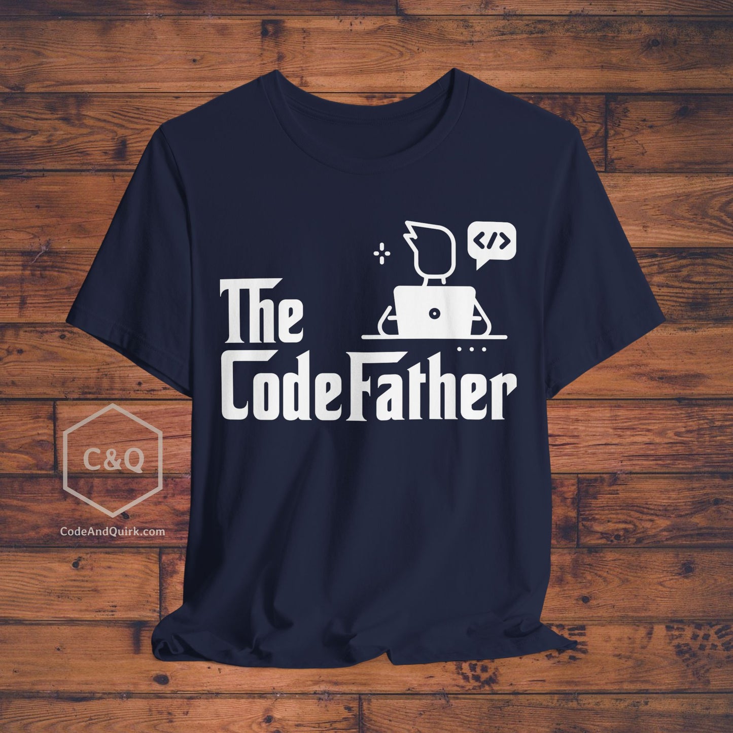 The CodeFather geeky T-Shirt for coders