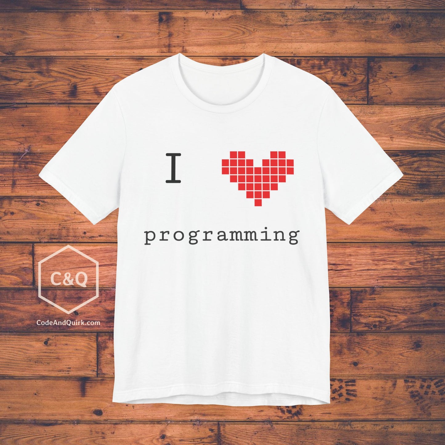 I love programming - programmer's geeky T-shirt