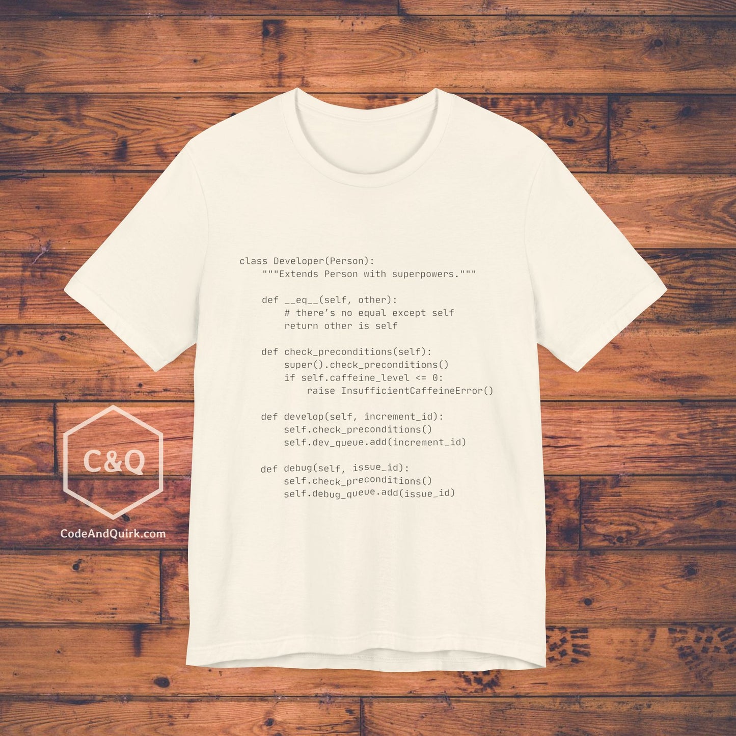 Python Developer class source code T-shirt - Unisex Jersey Short Sleeve Tee