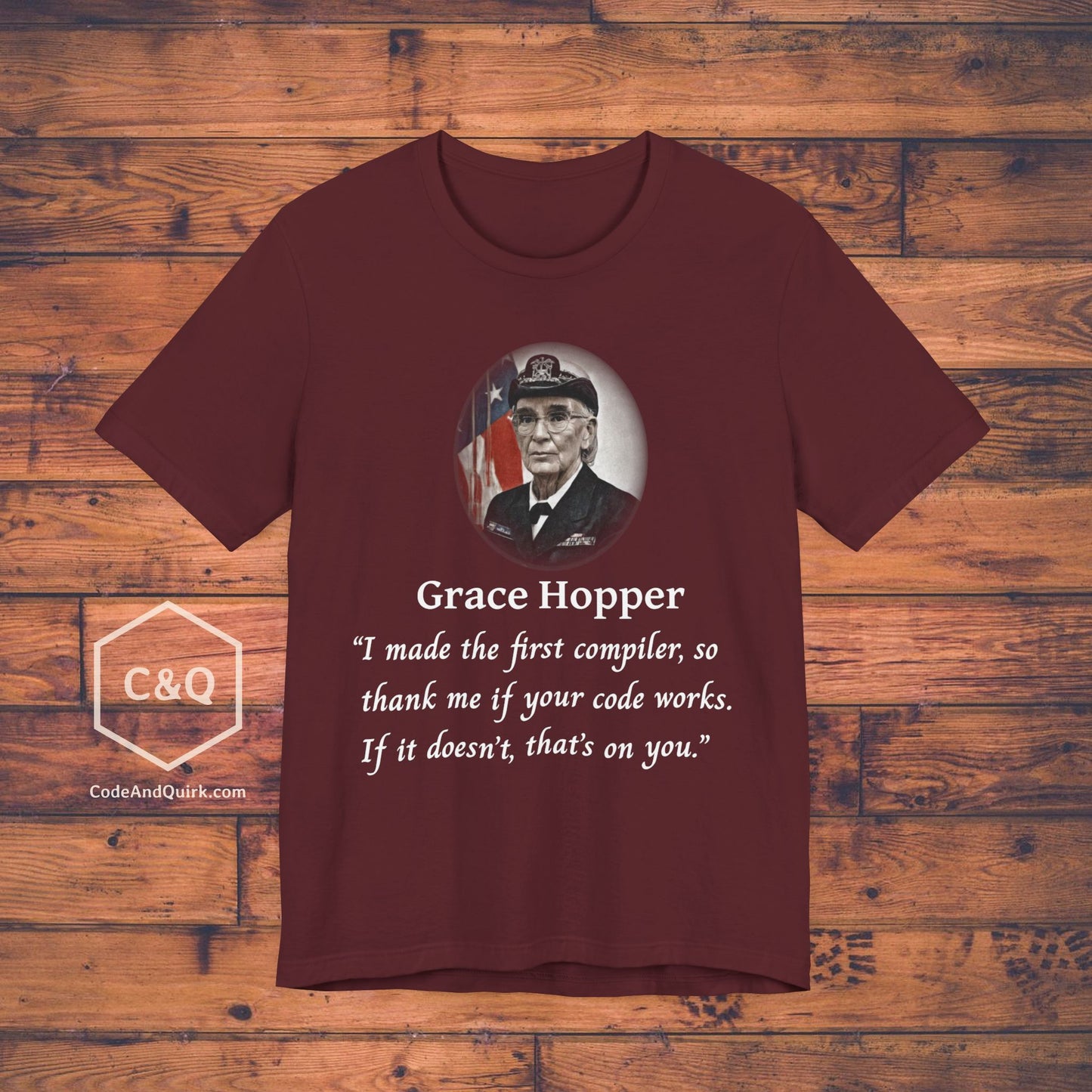 Grace Hopper fake quote geeky T-Shirt