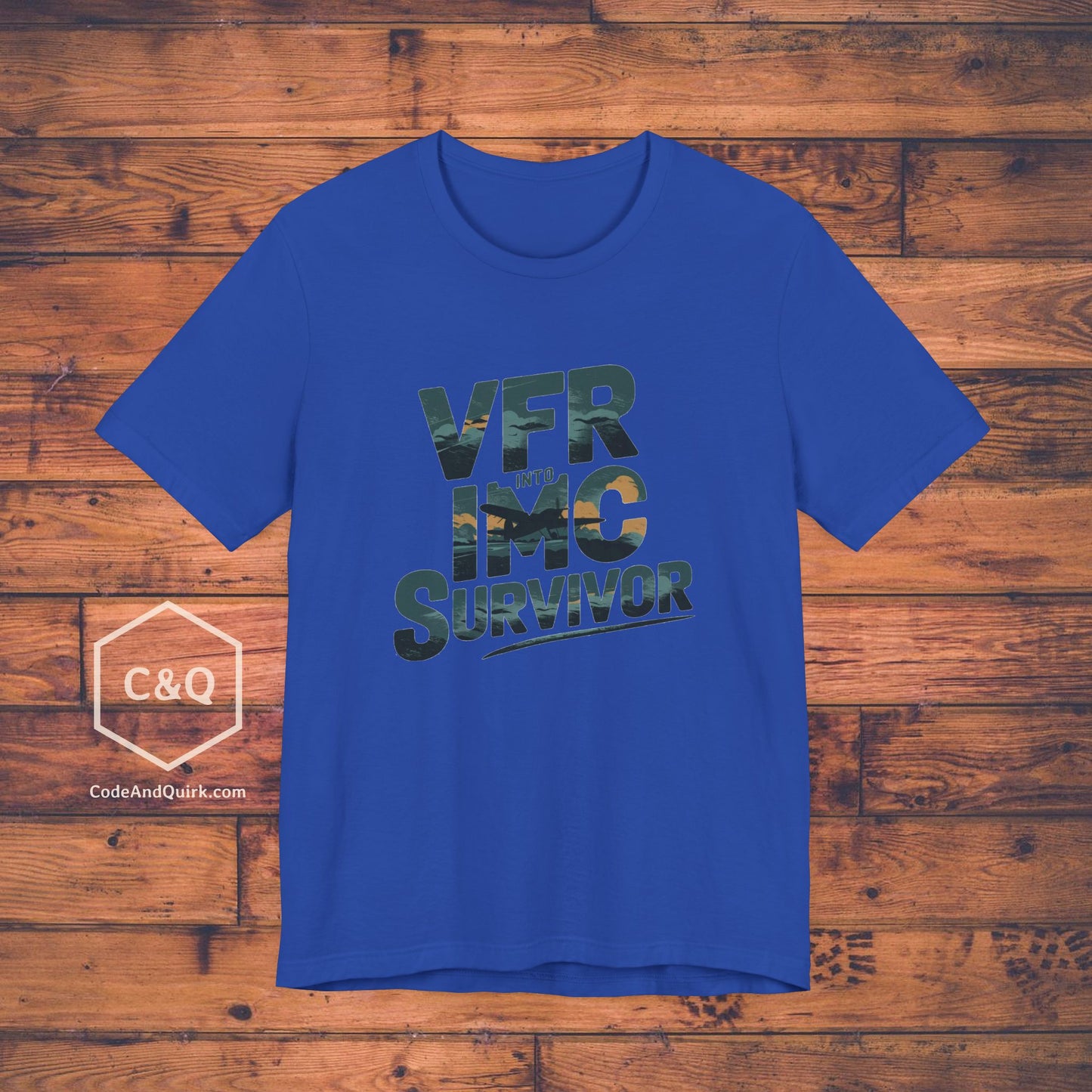 VFR into IMC survivor - pilot's T-Shirt