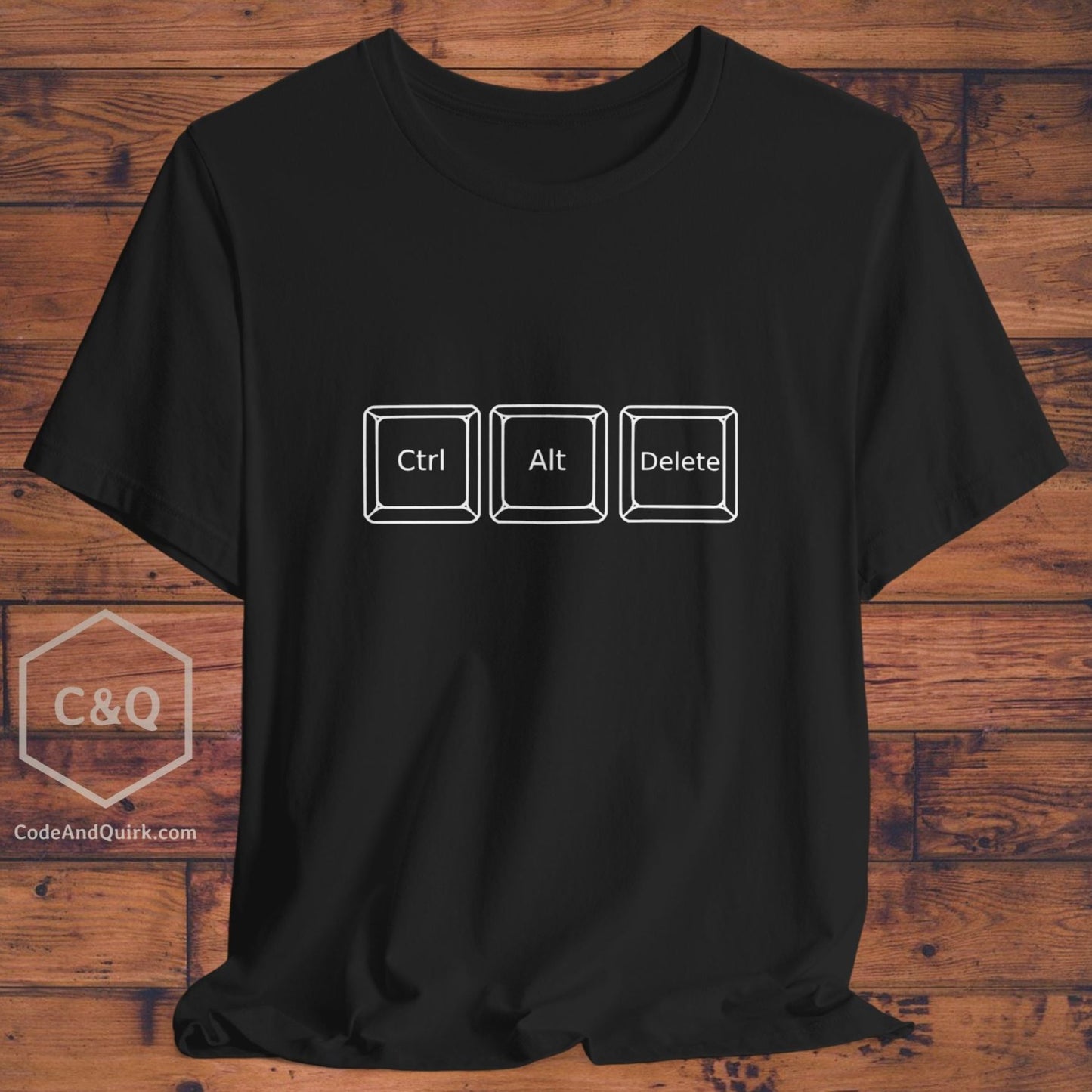 Ctrl+Alt+Delete geeky T-shirt