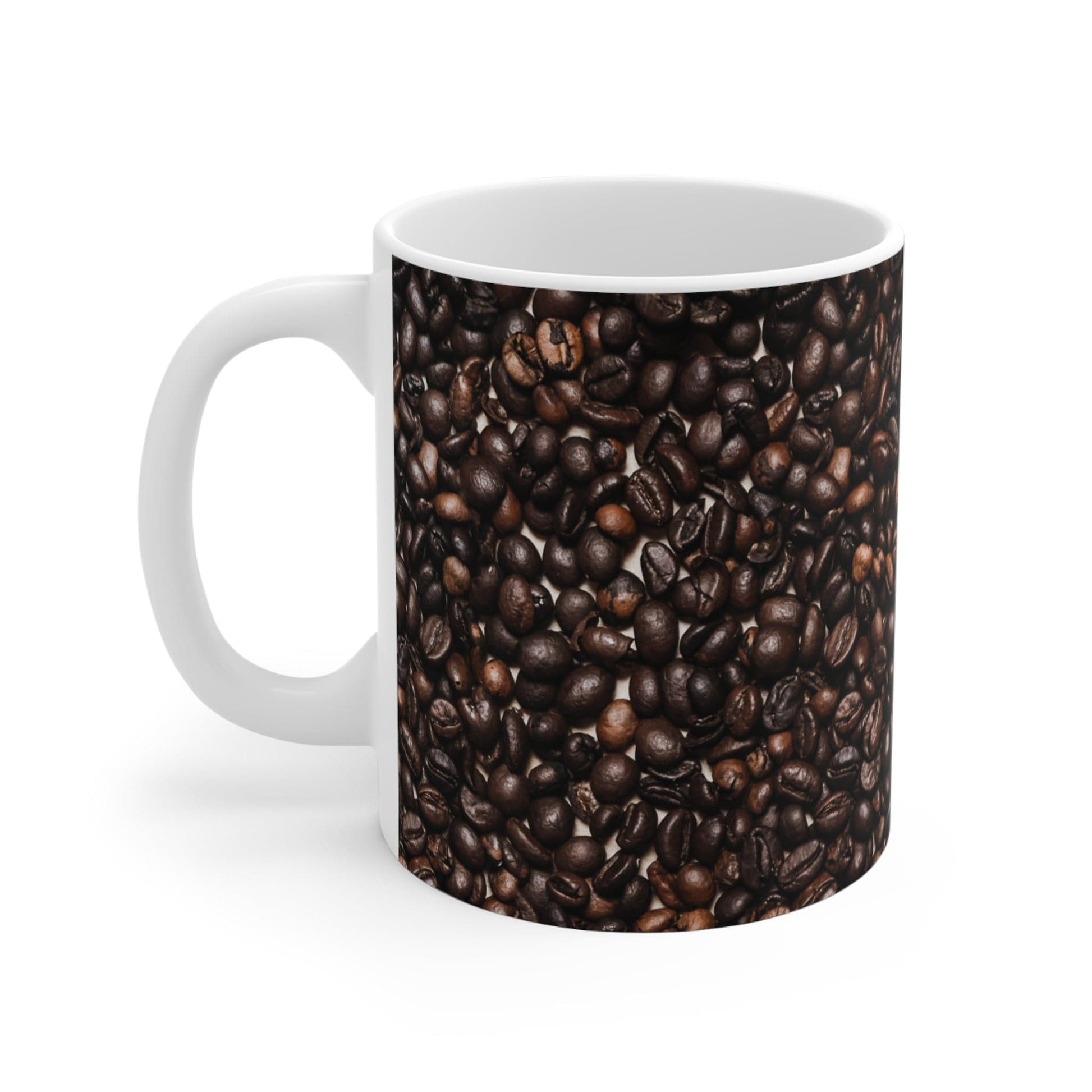 Mug 11oz Coder Fuel Coffee Mug With Coffee Beans