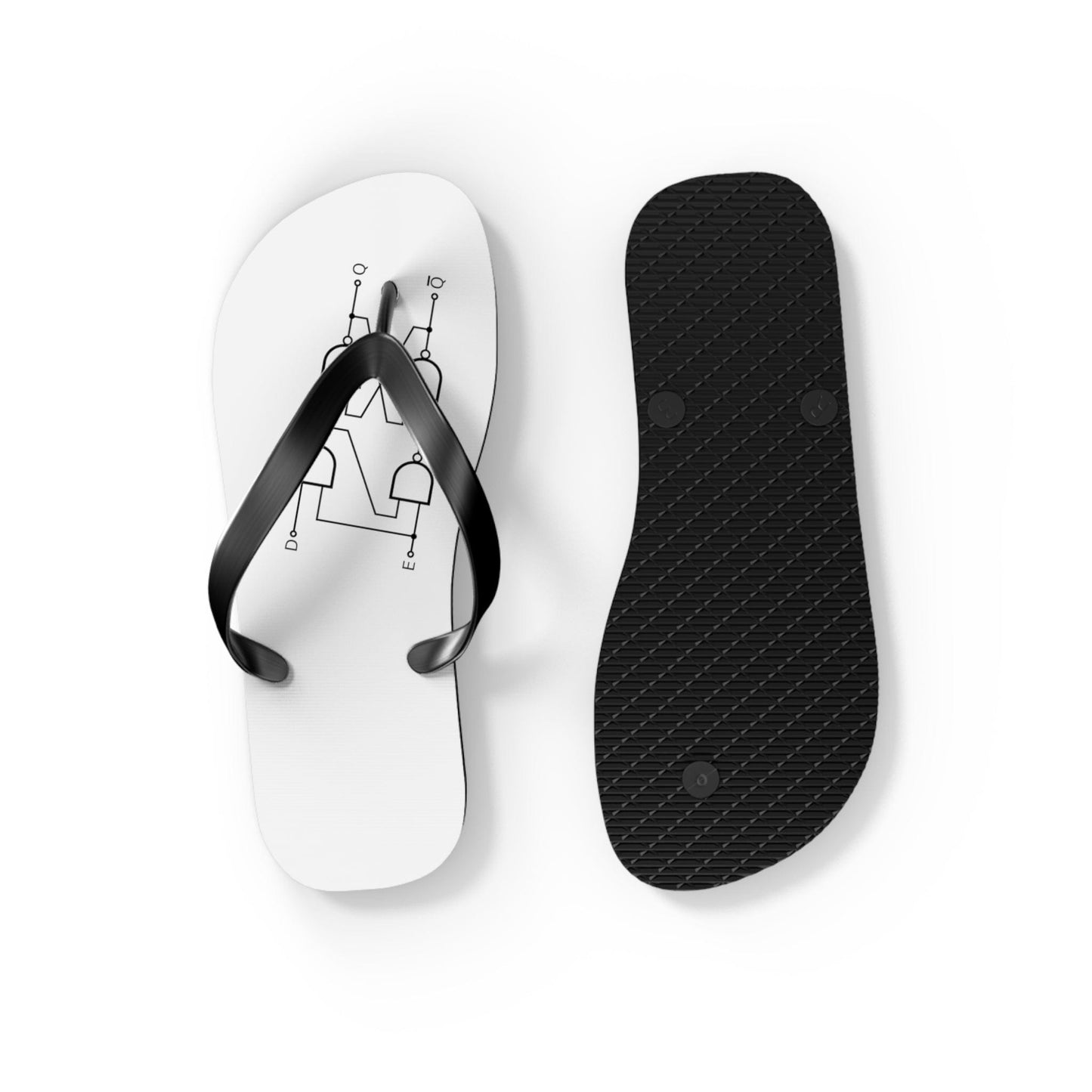 Shoes Flip Flops with a flip-flop schematic