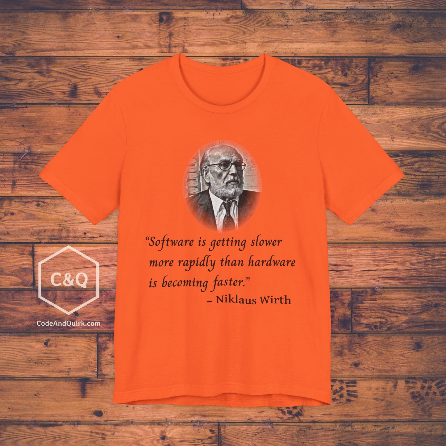 Wirth's Law - Niklaus Wirth quote programmer's T-Shirt