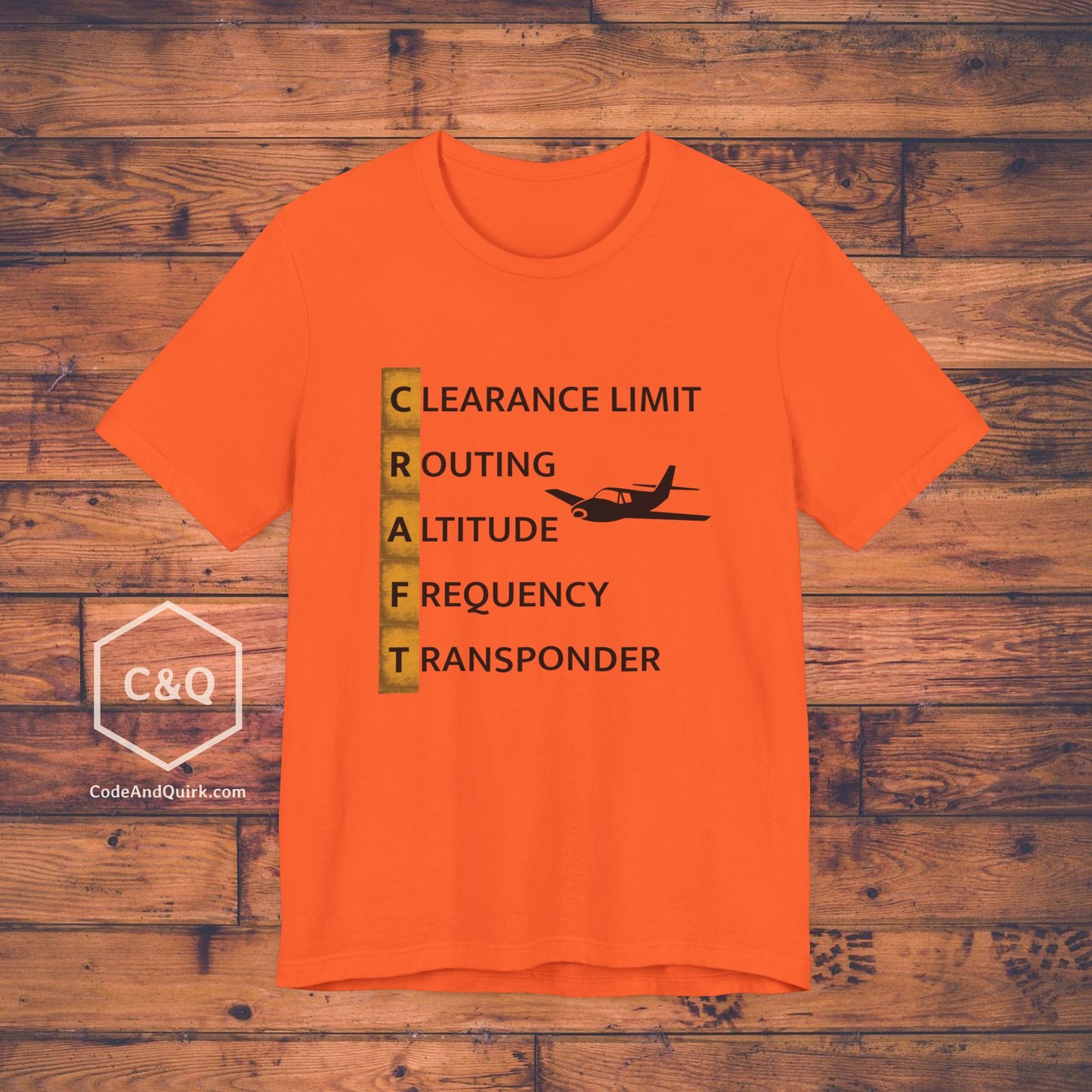 CRAFT Mnemonic Aviation Geek's T-Shirt