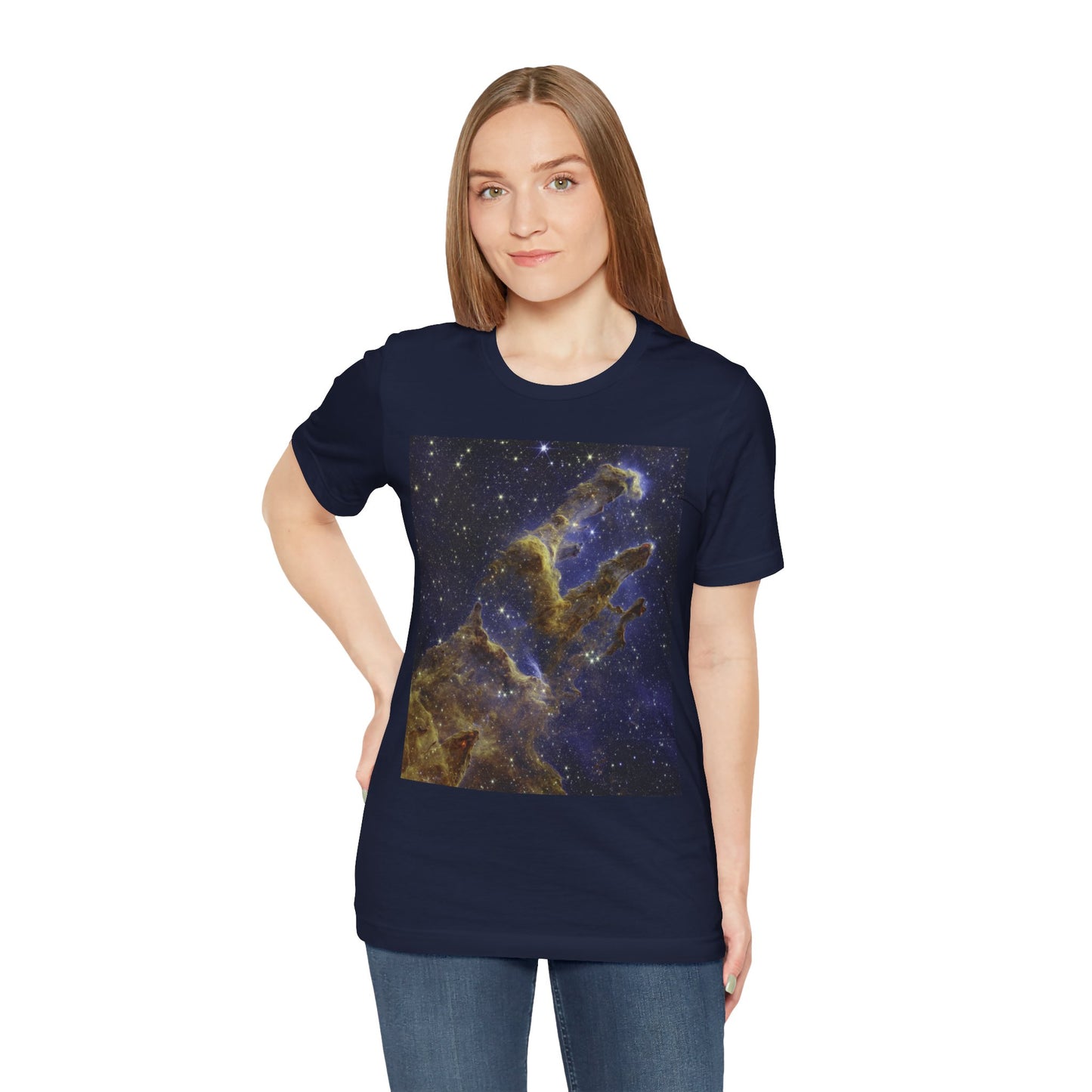 Pillars of Creation JWST space photo - geeky T-shirt