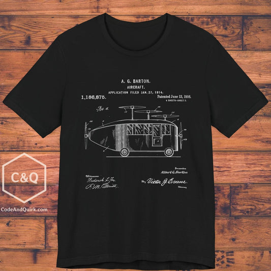 Aircraft Patent 1186875 - aviation fan's T-Shirt