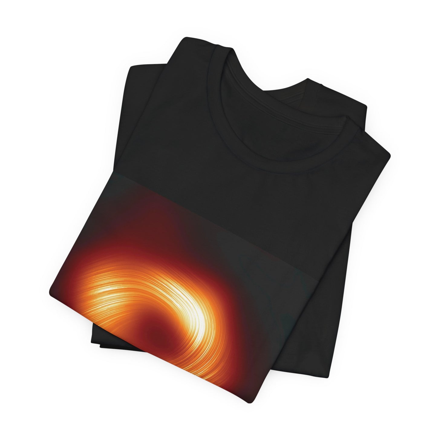 Black hole Sgr A* polarized light space photo - geeky T-shirt