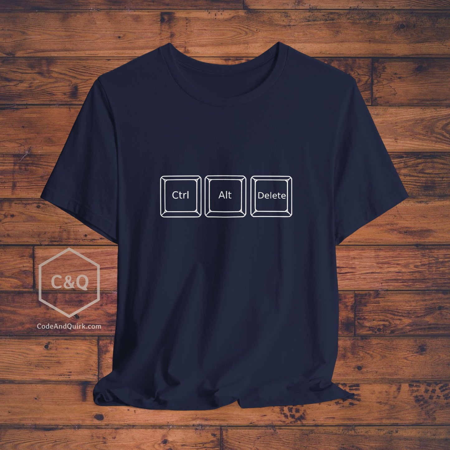 Ctrl+Alt+Delete geeky T-shirt