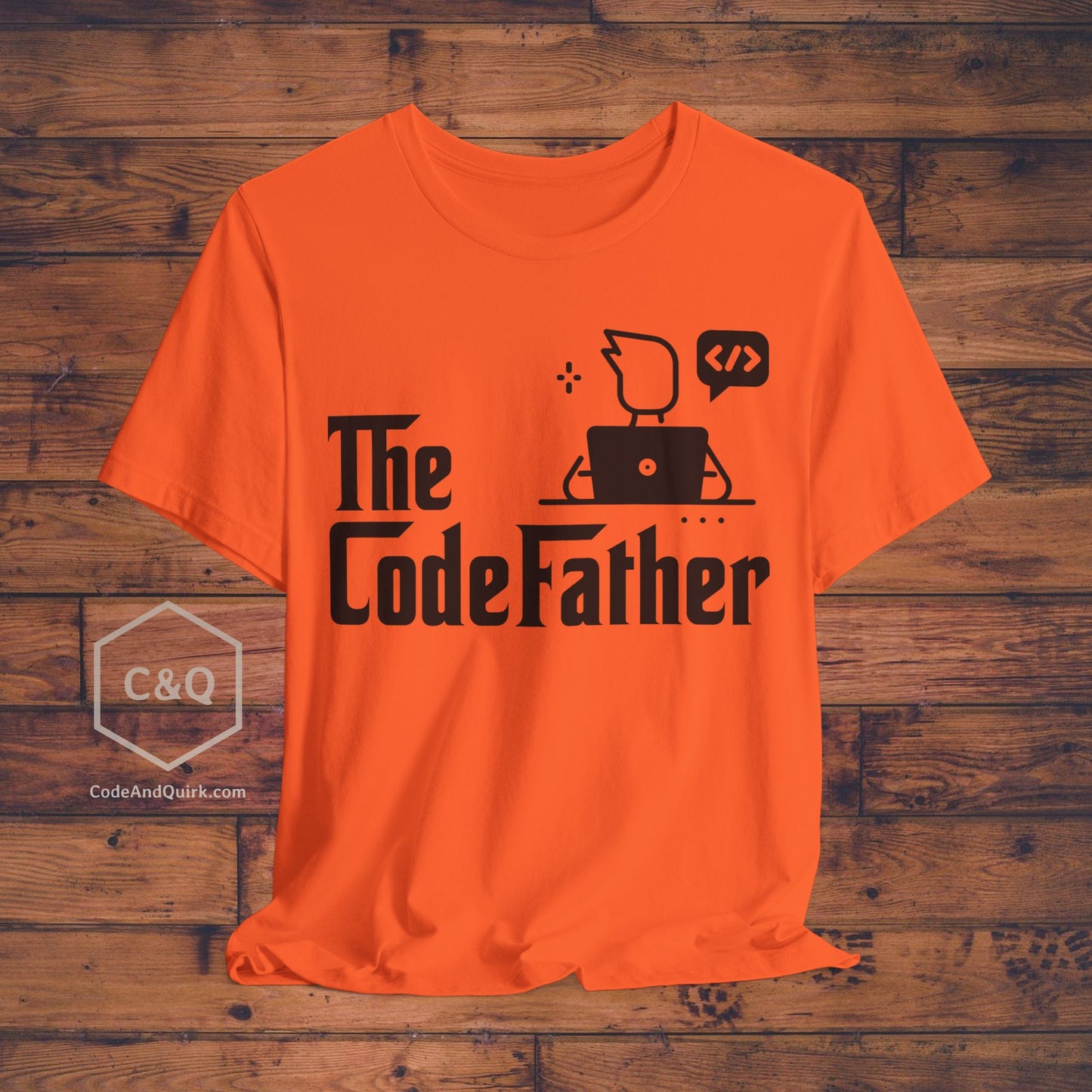 The CodeFather geeky T-Shirt for coders