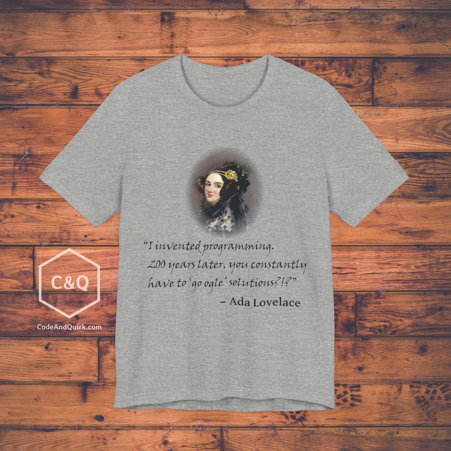 Ada Lovelace quote programmer's T-Shirt, v2