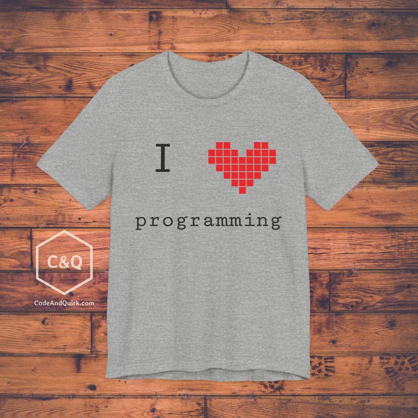 I love programming - programmer's geeky T-shirt