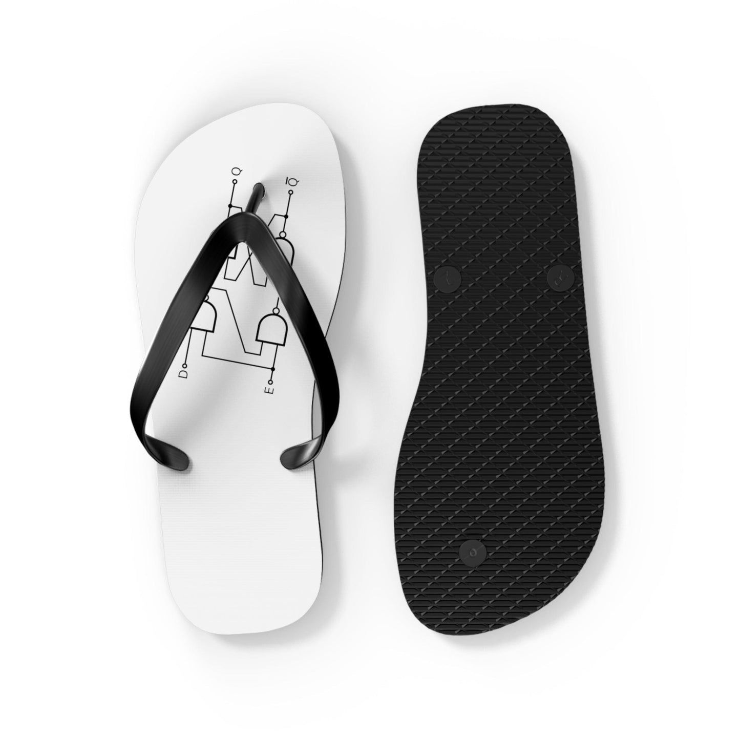 Shoes Flip Flops with a flip-flop schematic