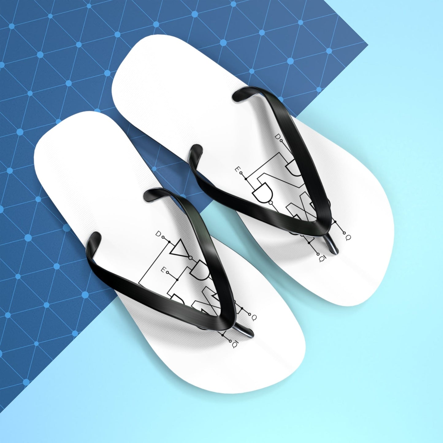 Shoes Flip Flops with a flip-flop schematic