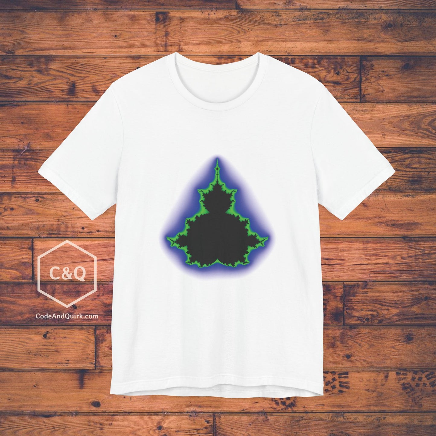 Mandelbrot set fractal geeky T-shirt