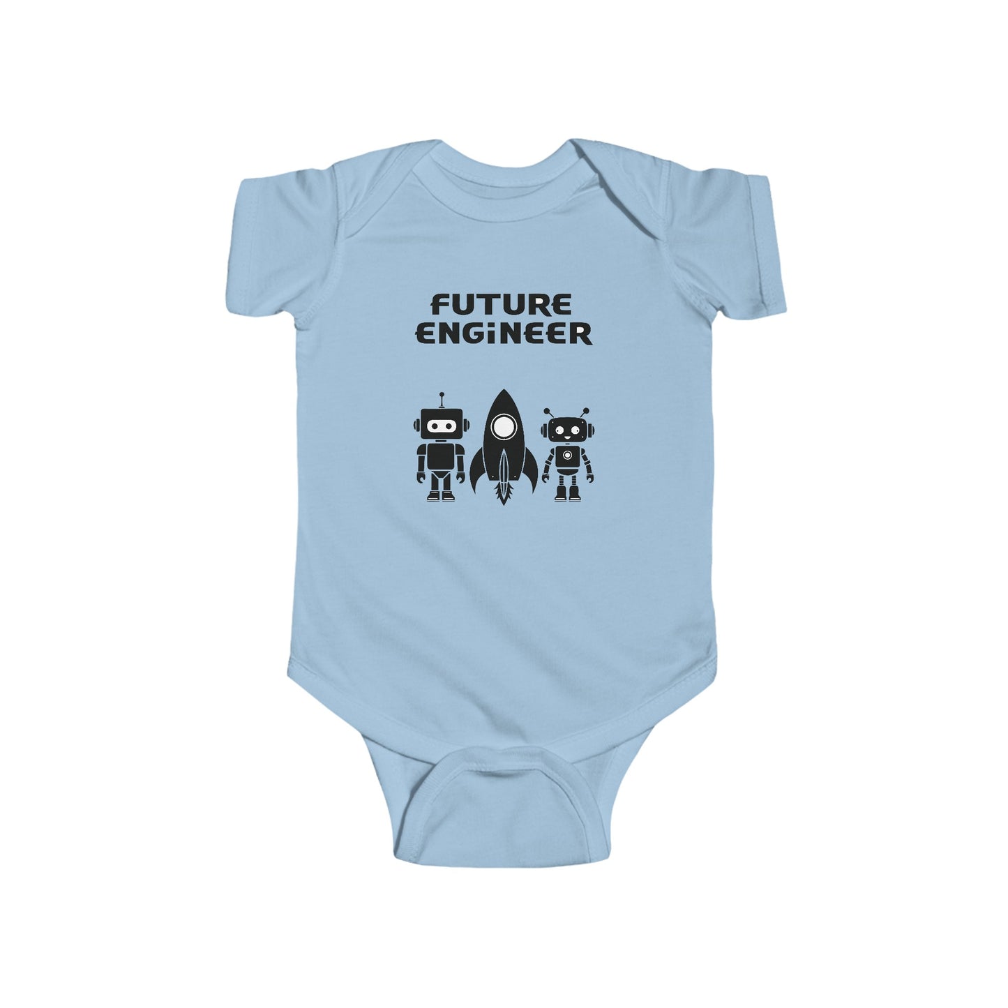 Future Engineer - Geeky Fine Jersey Baby Bodysuit