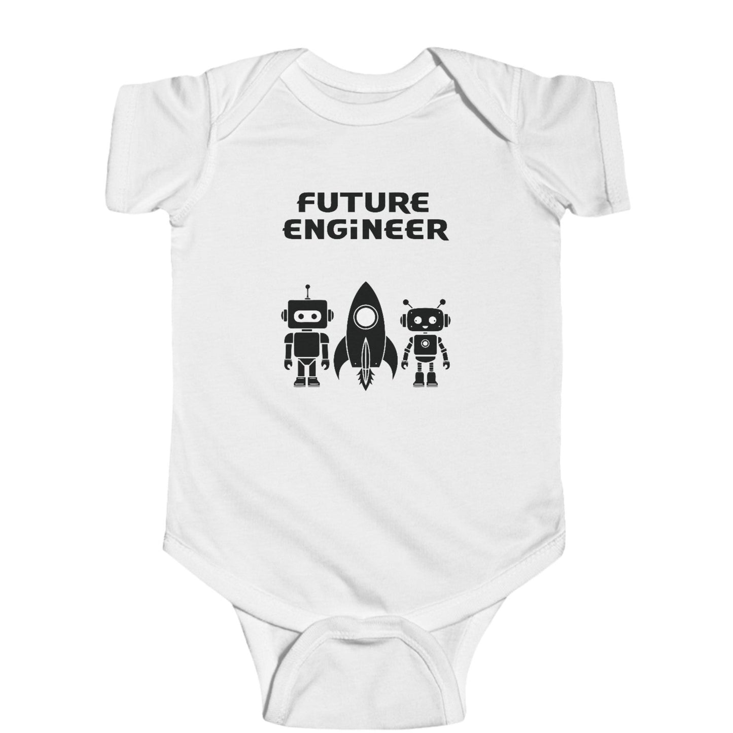 Future Engineer - Geeky Fine Jersey Baby Bodysuit
