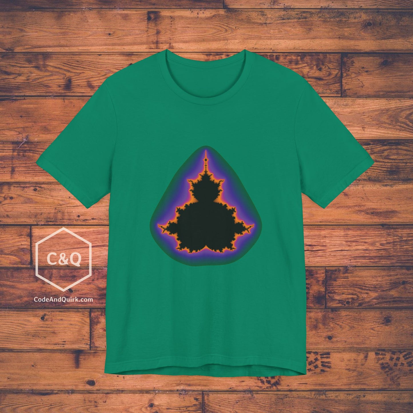 Mandelbrot set fractal geeky T-shirt