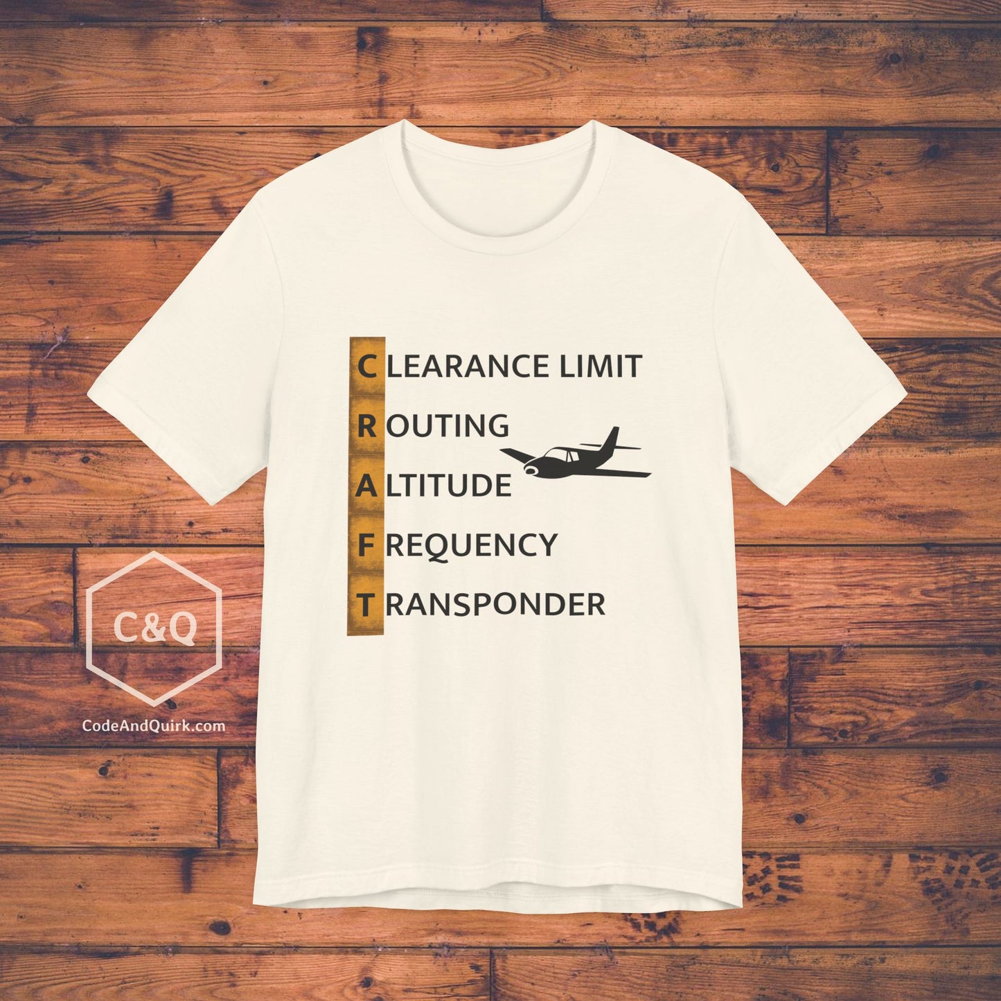 CRAFT Mnemonic Aviation Geek's T-Shirt