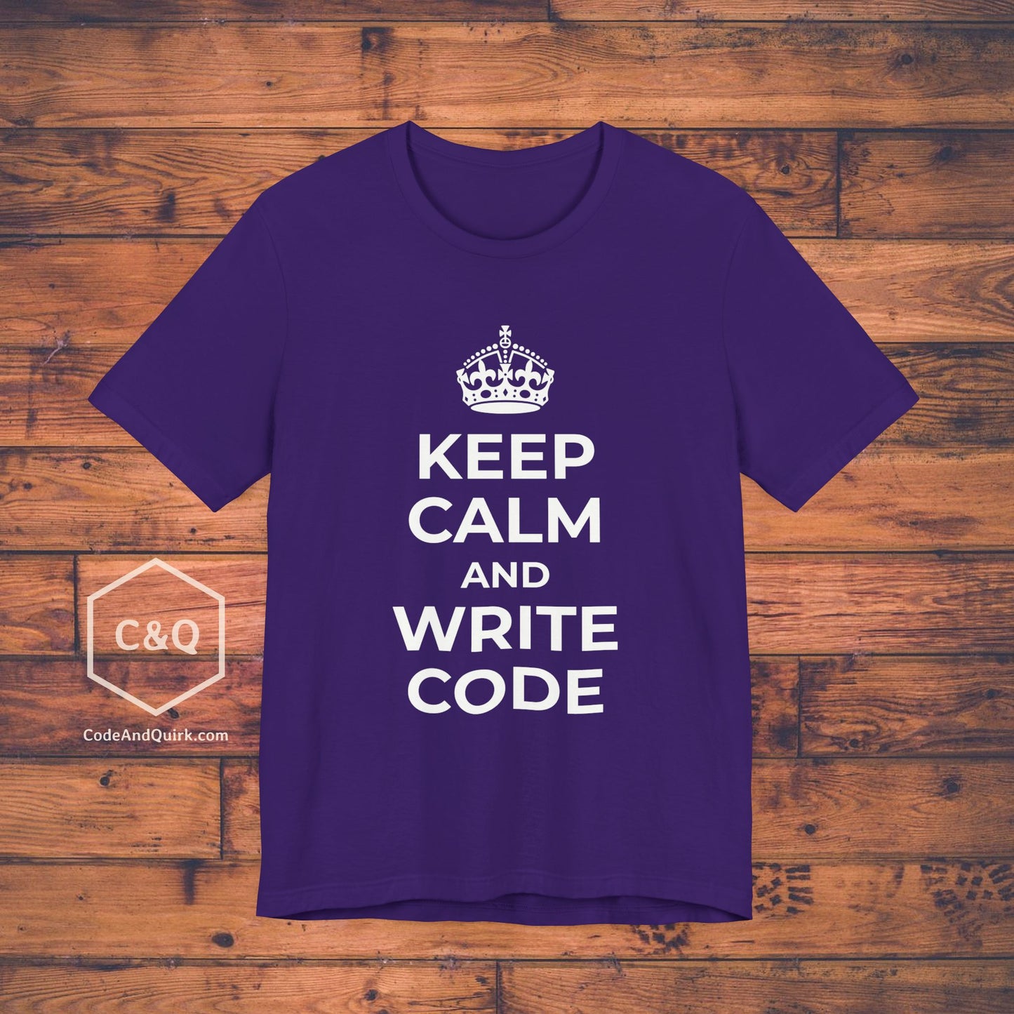 Keep Calm And Write Code, Geeky T-Shirt for Coders