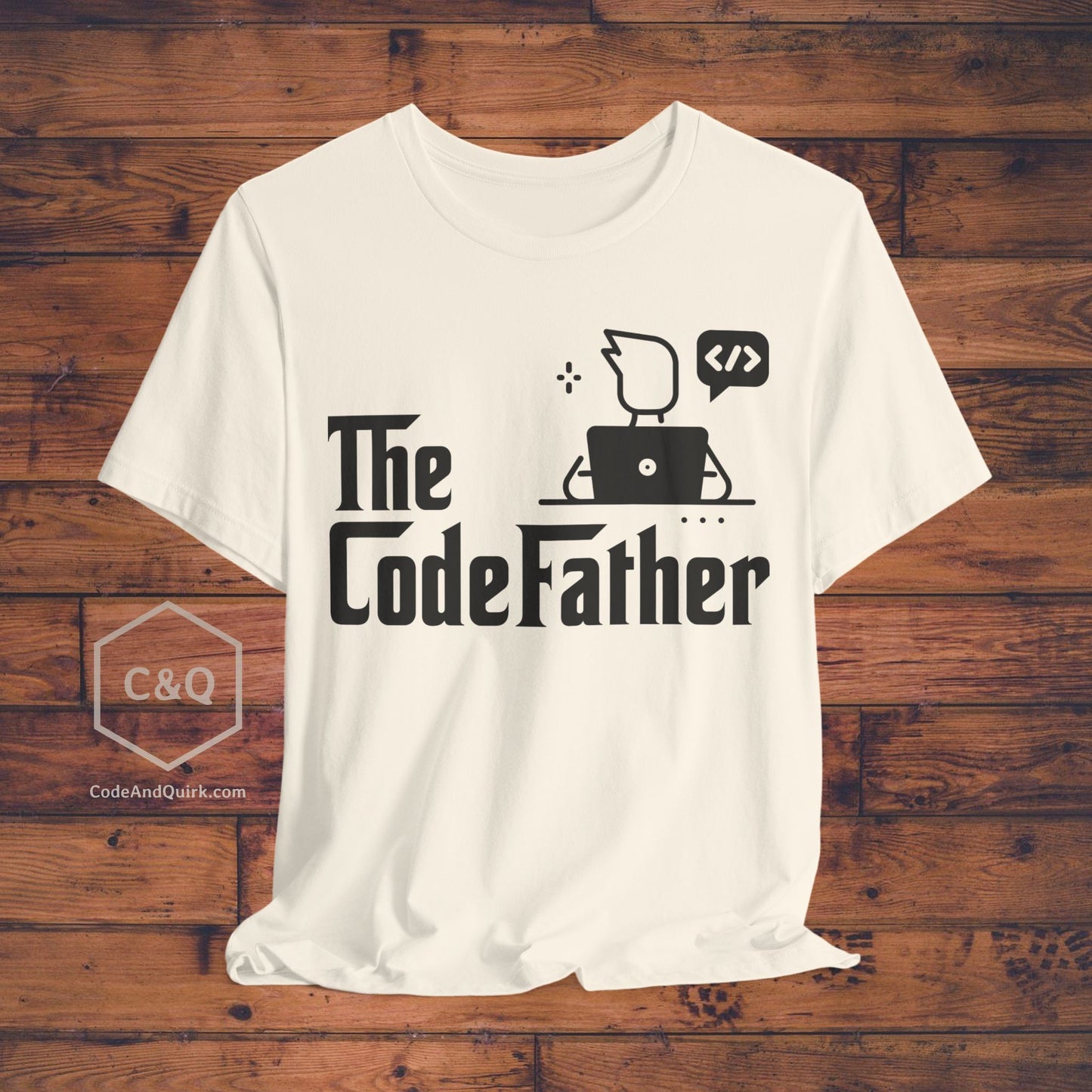 The CodeFather geeky T-Shirt for coders