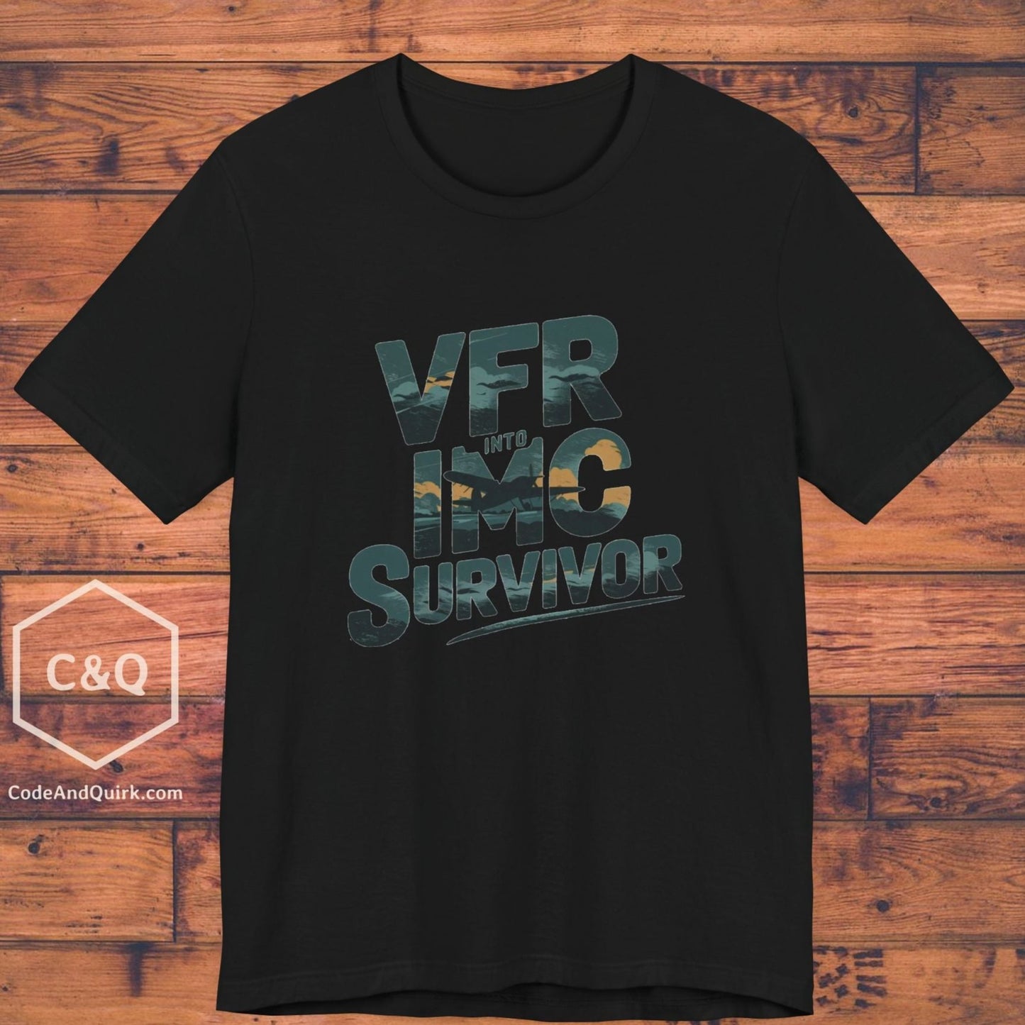 VFR into IMC survivor - pilot's T-Shirt