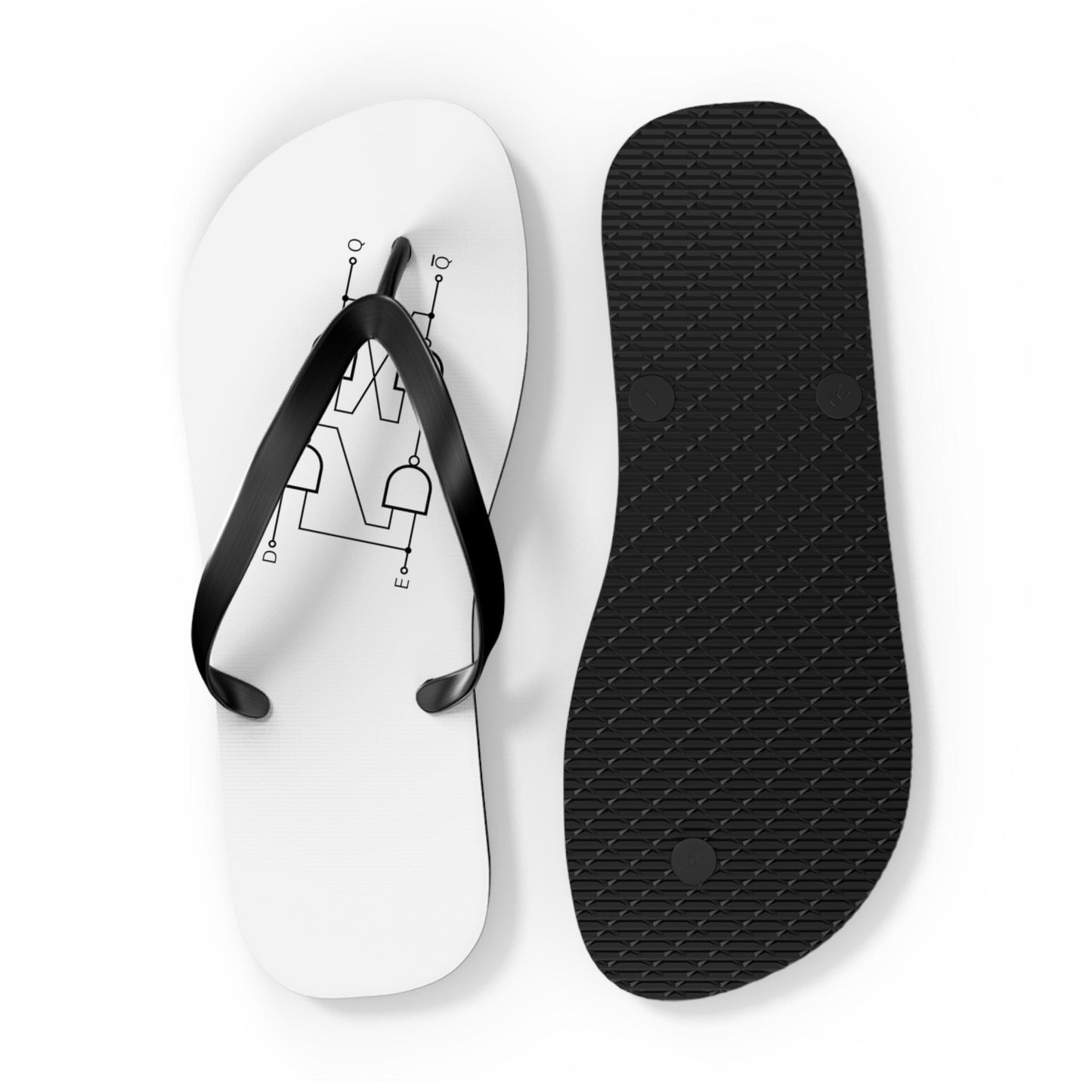 Shoes Flip Flops with a flip-flop schematic