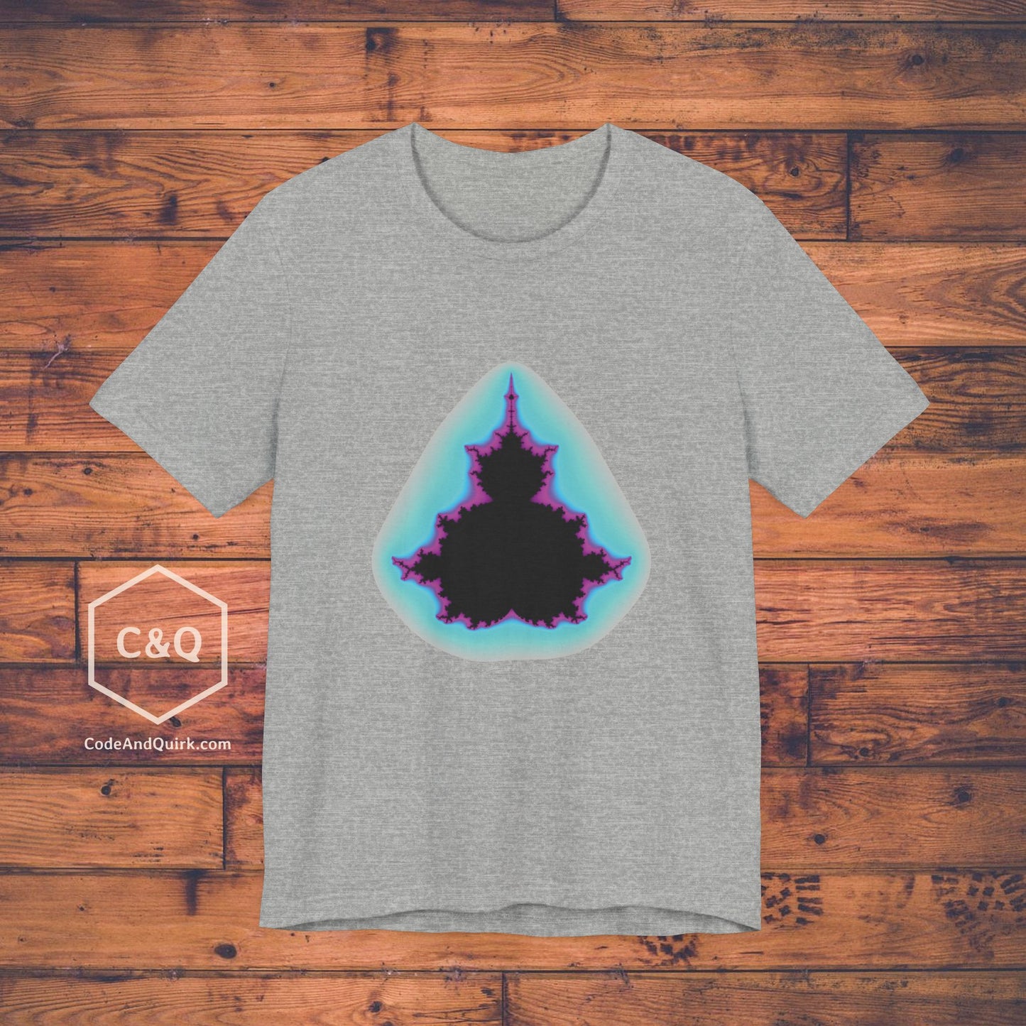 Mandelbrot set fractal geeky T-shirt