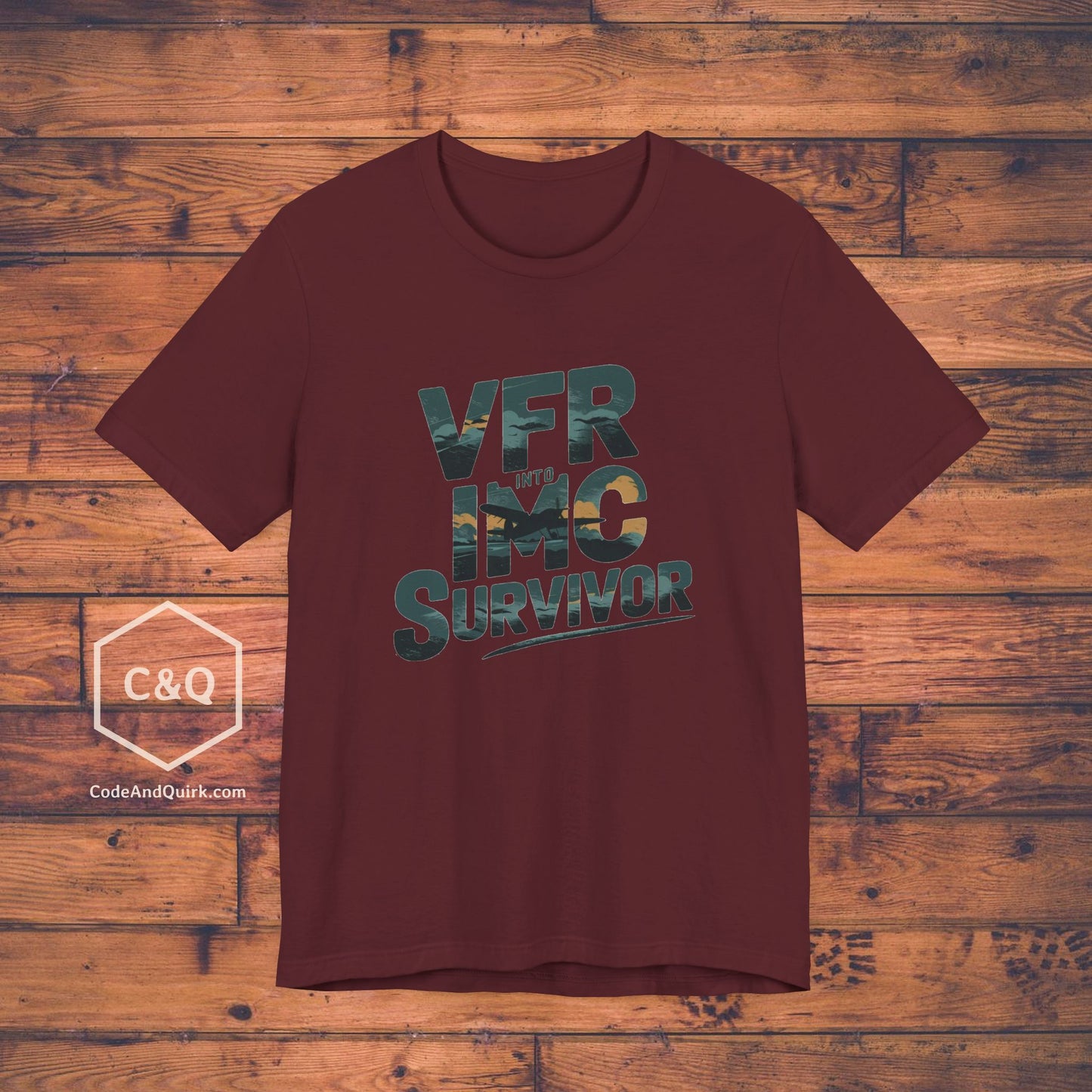 VFR into IMC survivor - pilot's T-Shirt