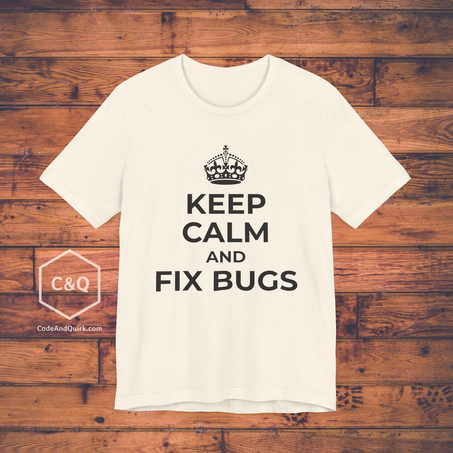 Keep Calm And Fix Bugs, Geeky T-Shirt for Coders