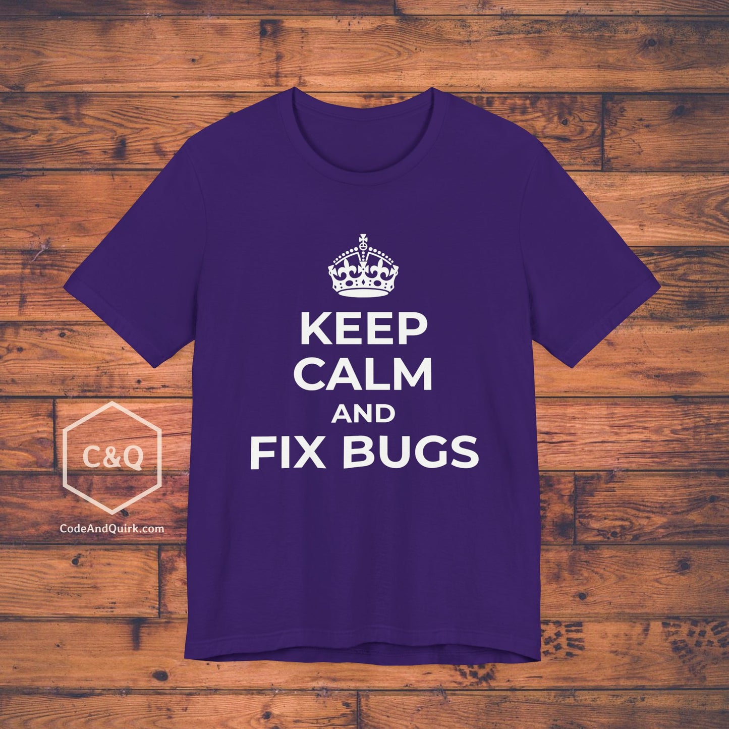 Keep Calm And Fix Bugs, Geeky T-Shirt for Coders