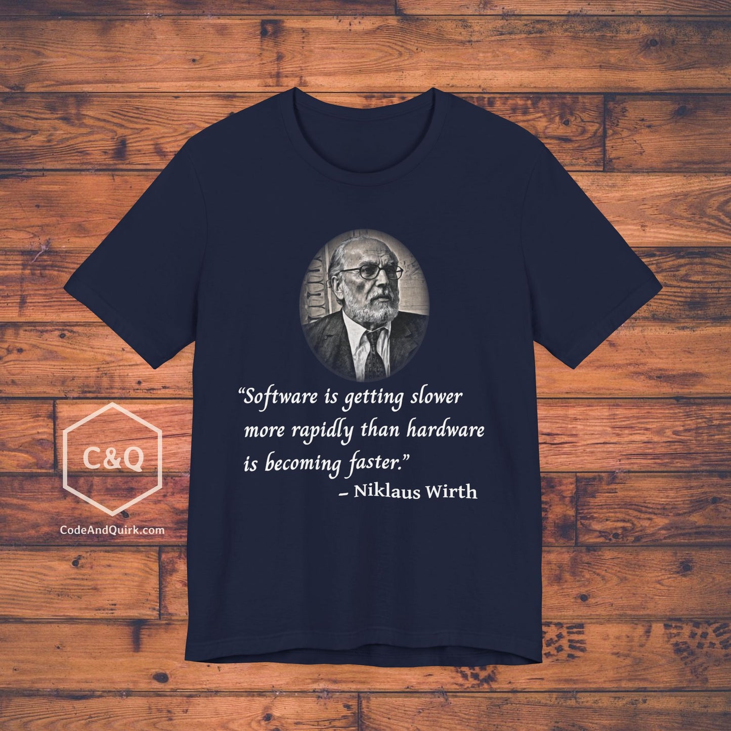Wirth's Law - Niklaus Wirth quote programmer's T-Shirt