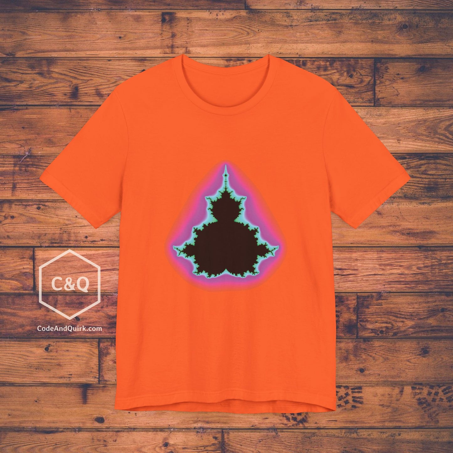 Mandelbrot set fractal geeky T-shirt