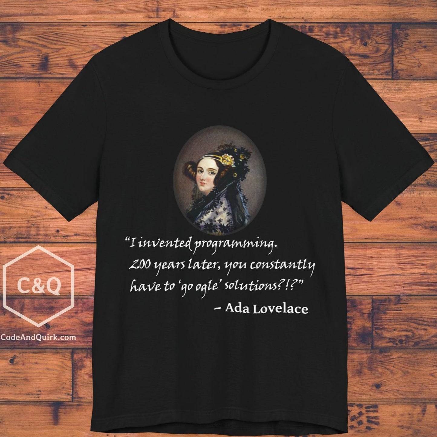 Ada Lovelace quote programmer's T-Shirt, v2