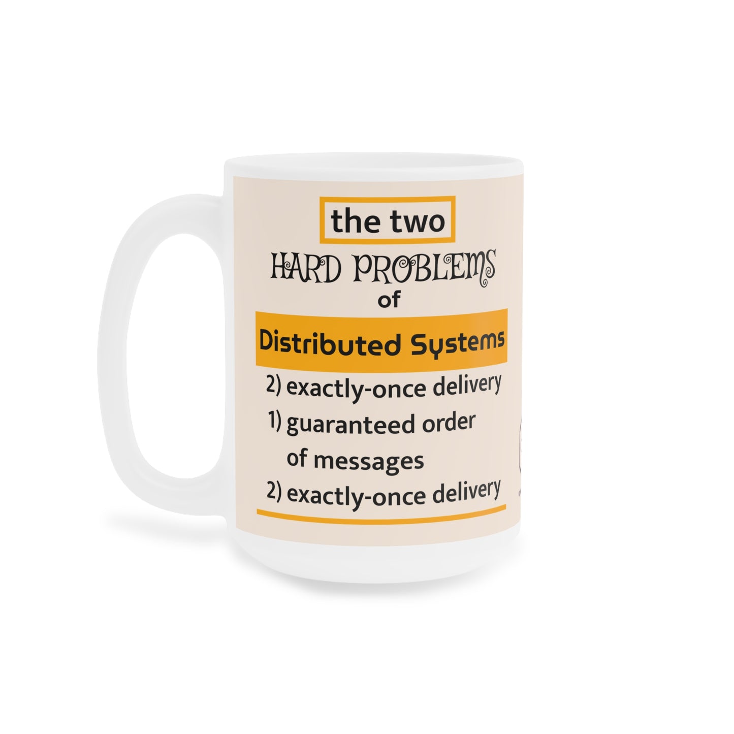 Two Hard Problems of Computer Science 11-15-20oz witty programmer's mug
