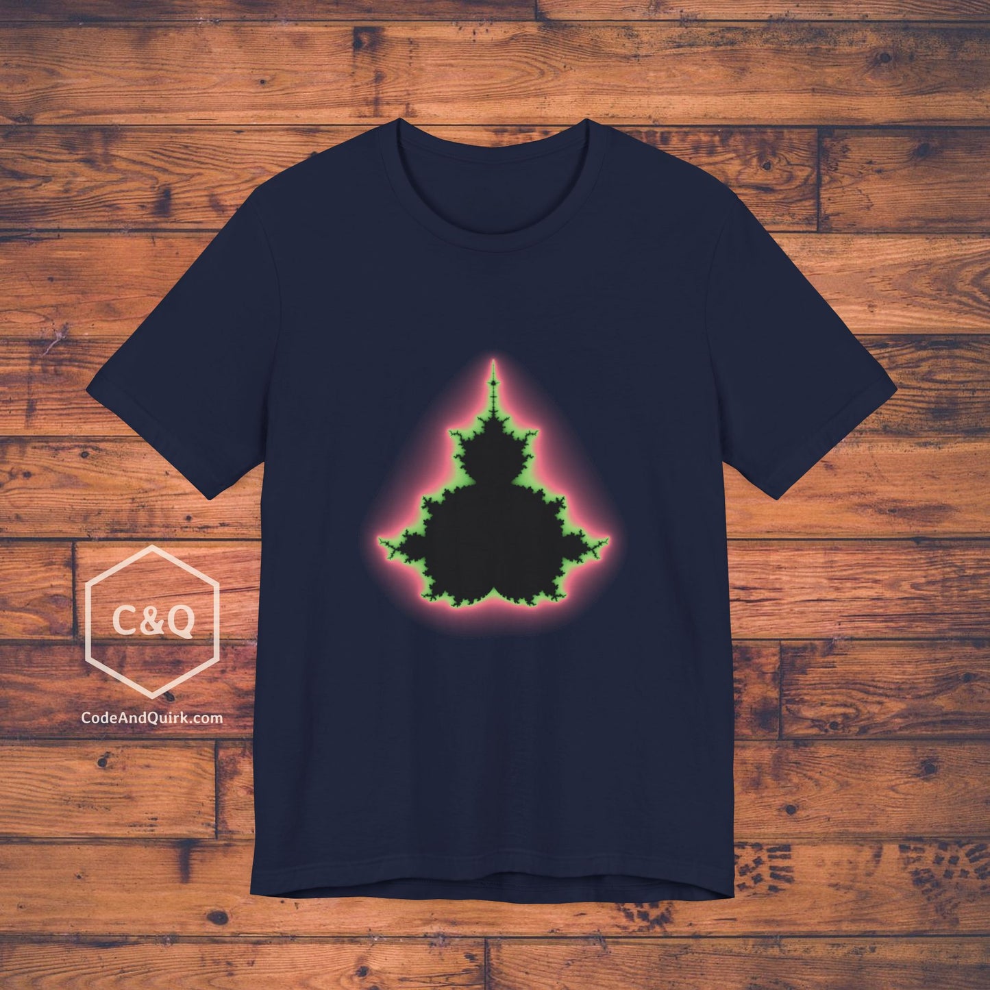 Mandelbrot set fractal geeky T-shirt