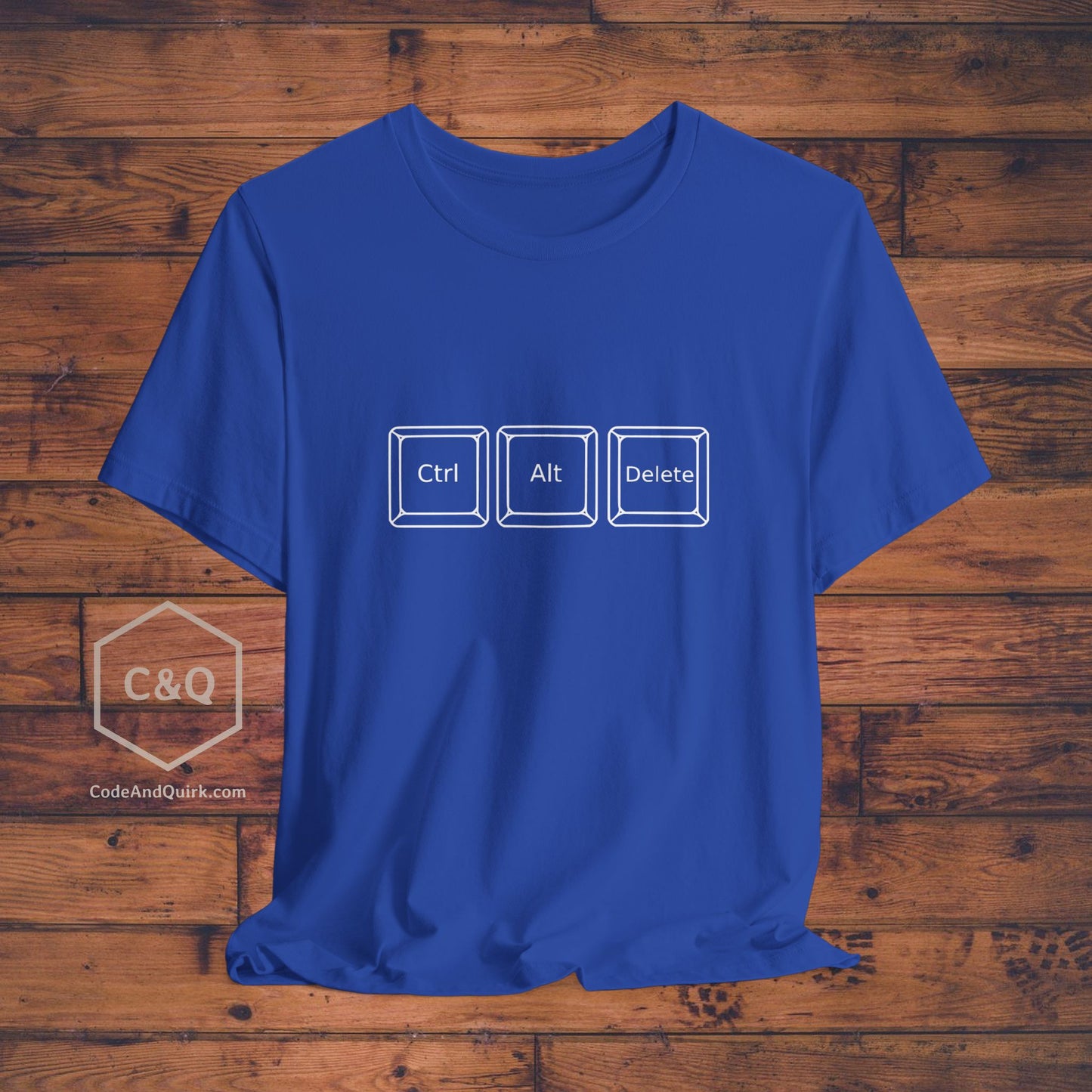 Ctrl+Alt+Delete geeky T-shirt