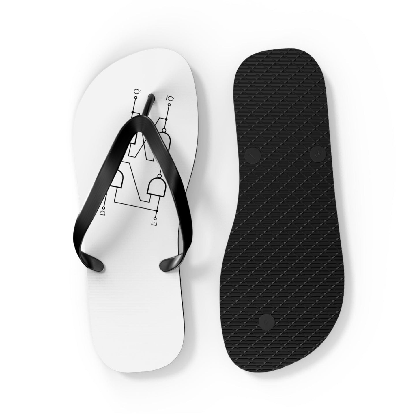 Shoes Flip Flops with a flip-flop schematic