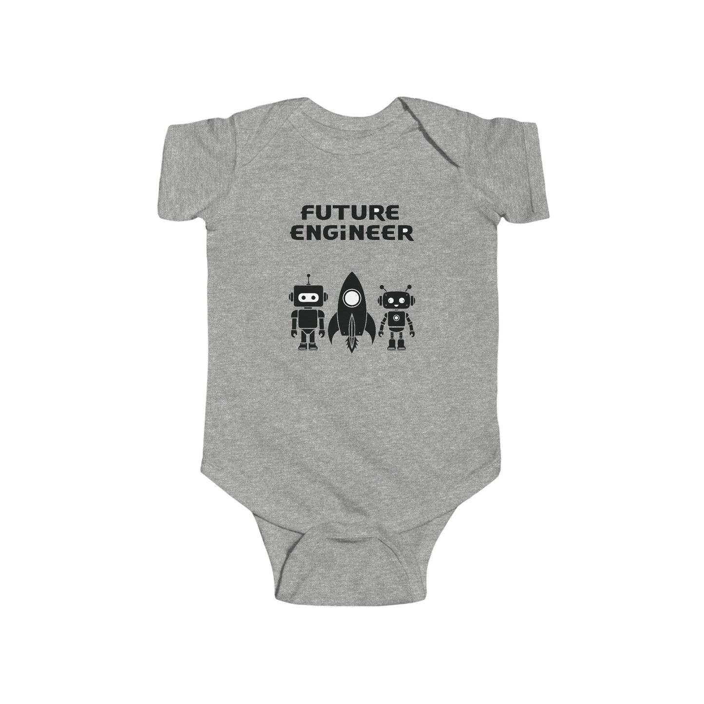 Future Engineer - Geeky Fine Jersey Baby Bodysuit
