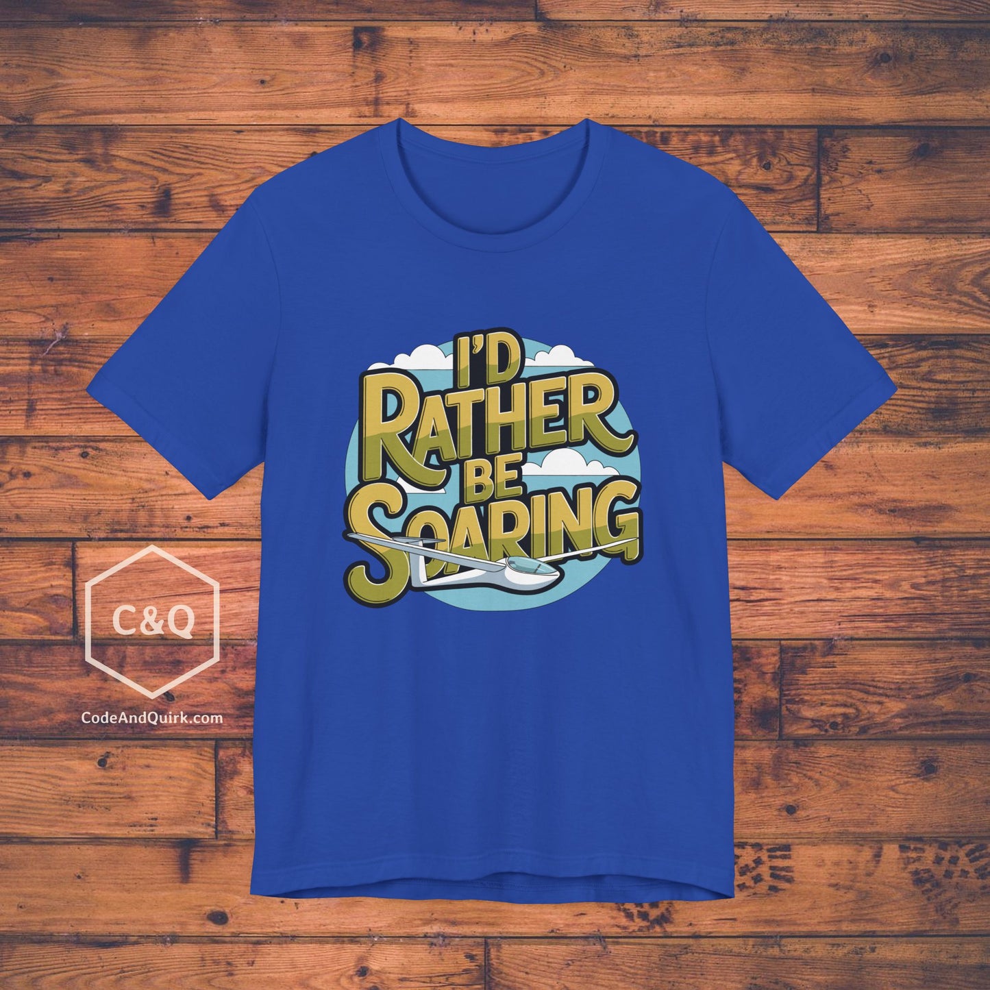 I'd Rather Be Soaring - glider pilot's T-Shirt
