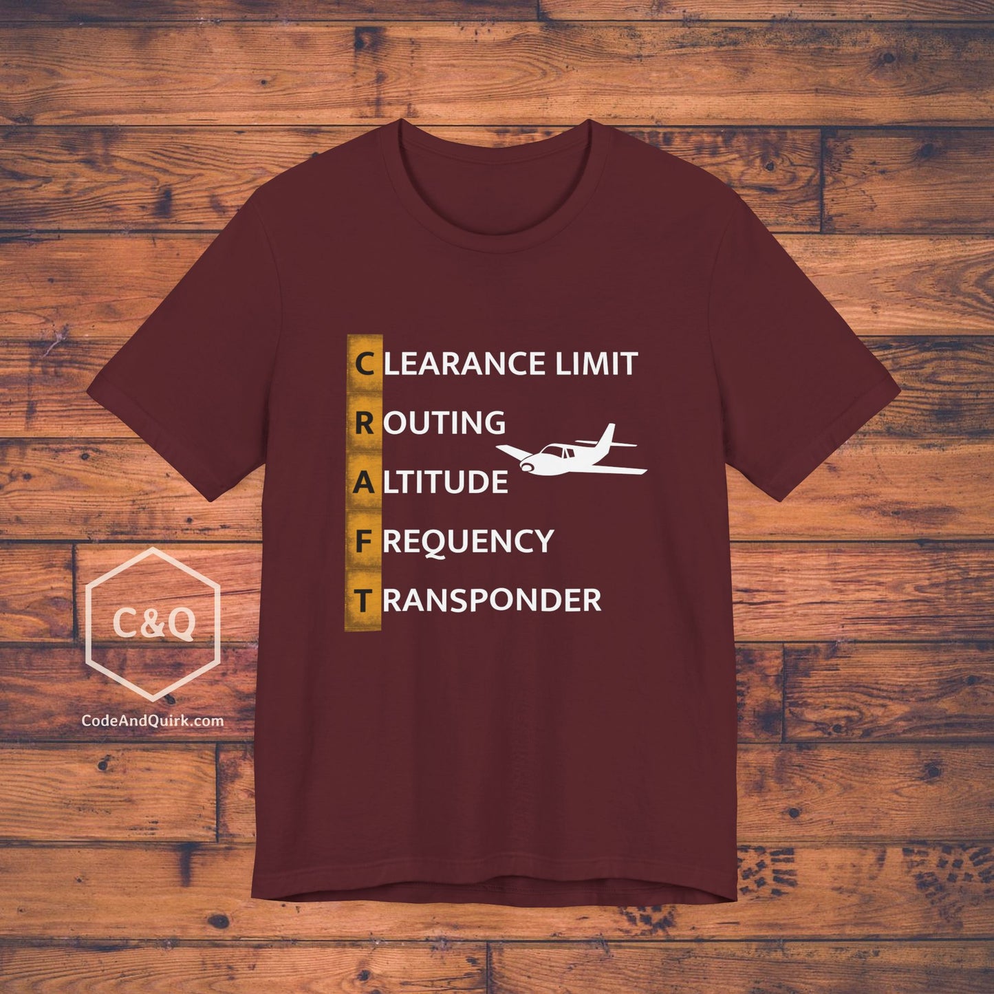 CRAFT Mnemonic Aviation Geek's T-Shirt