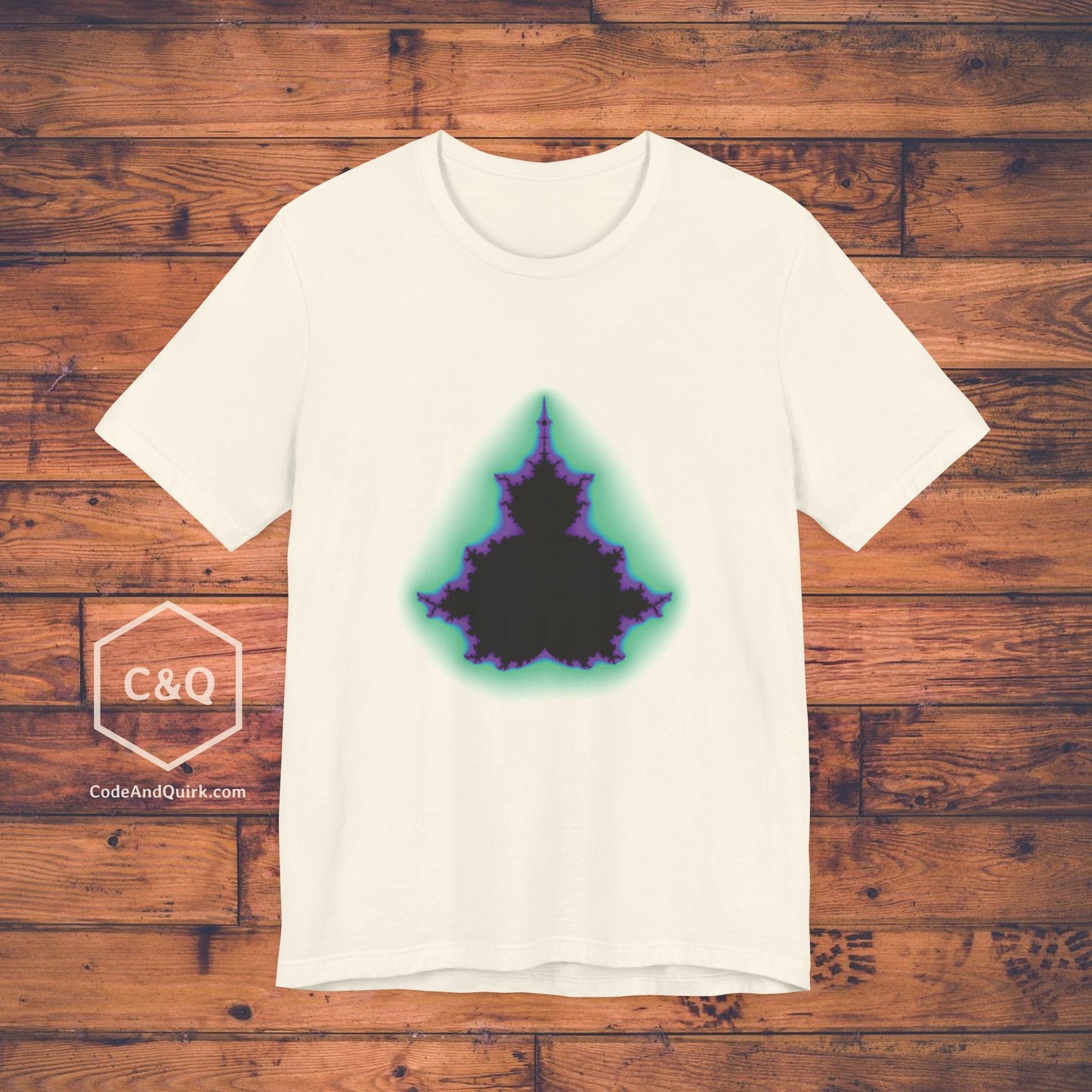 Mandelbrot set fractal geeky T-shirt