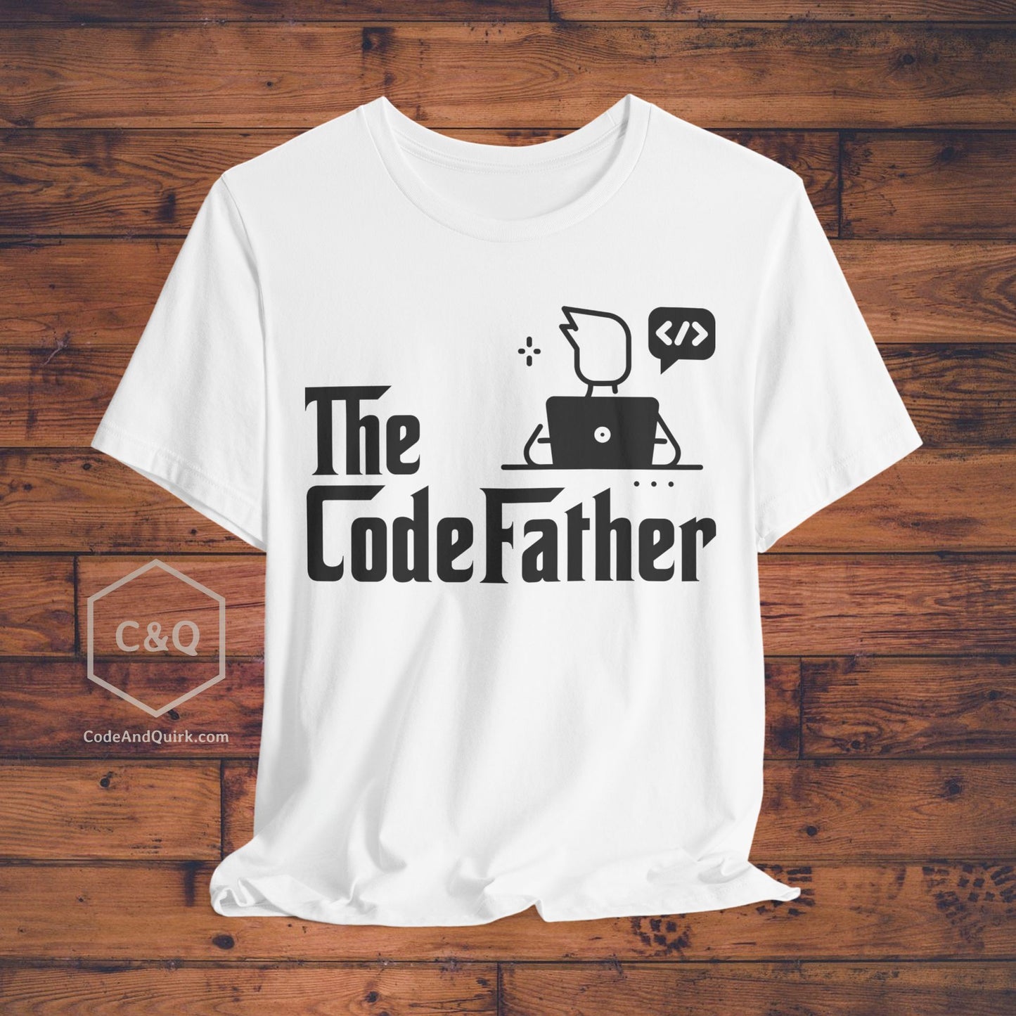 The CodeFather geeky T-Shirt for coders