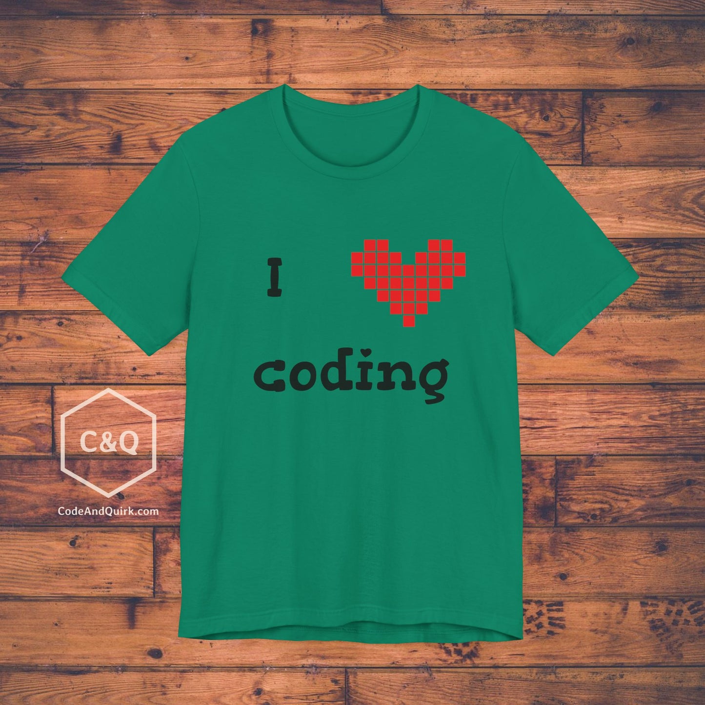 I love coding - coder's geeky T-shirt