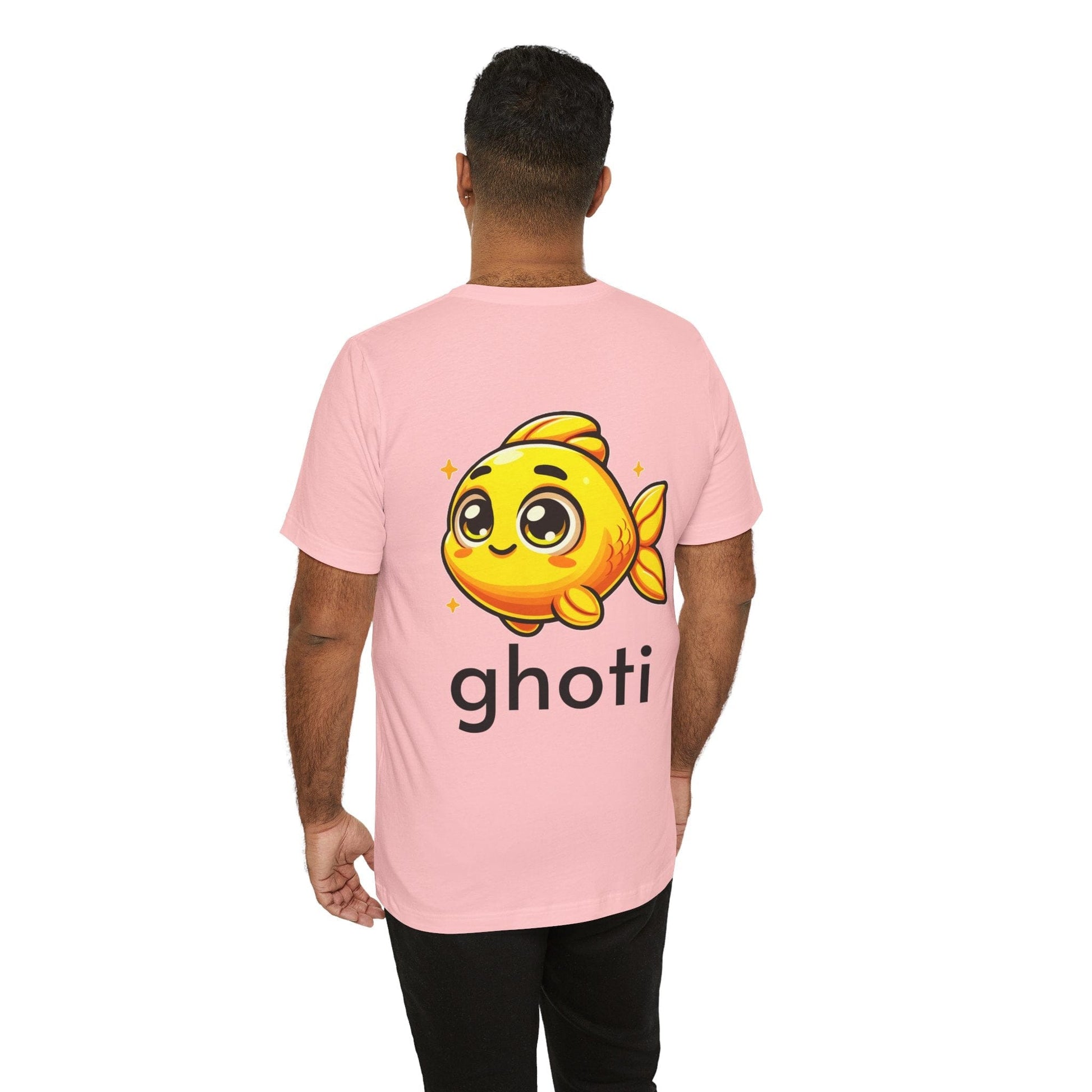 T-Shirt Fish/Ghoti English Pronunciation Joke T-Shirt for language geeks, Unisex Jersey Short Sleeve Tee