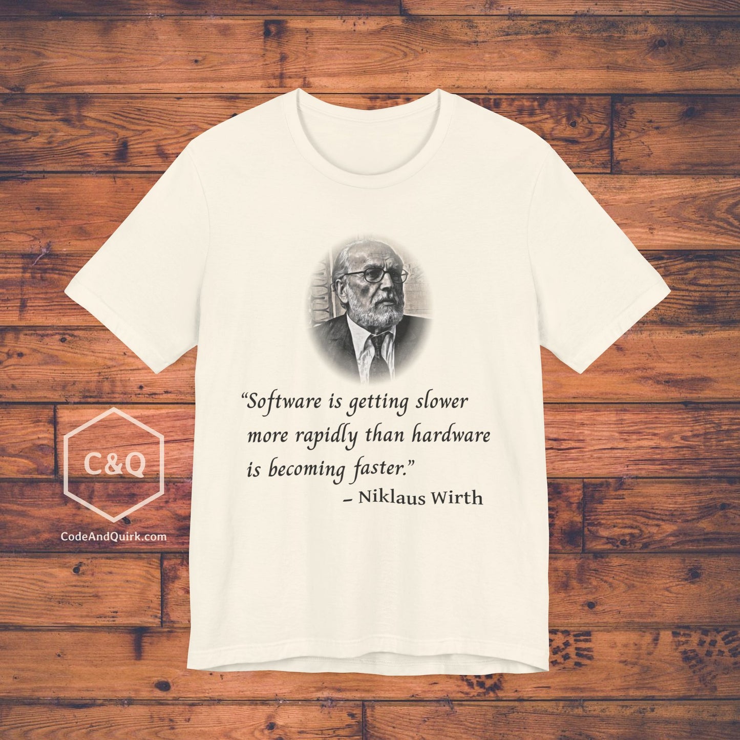 Wirth's Law - Niklaus Wirth quote programmer's T-Shirt