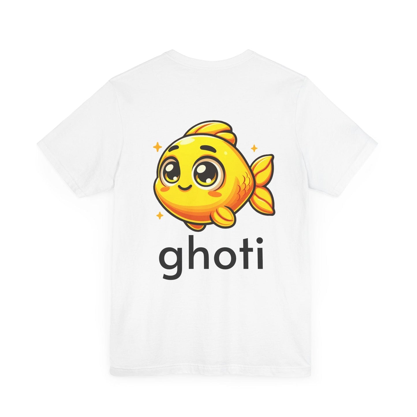 T-Shirt Fish/Ghoti English Pronunciation Joke T-Shirt for language geeks, Unisex Jersey Short Sleeve Tee