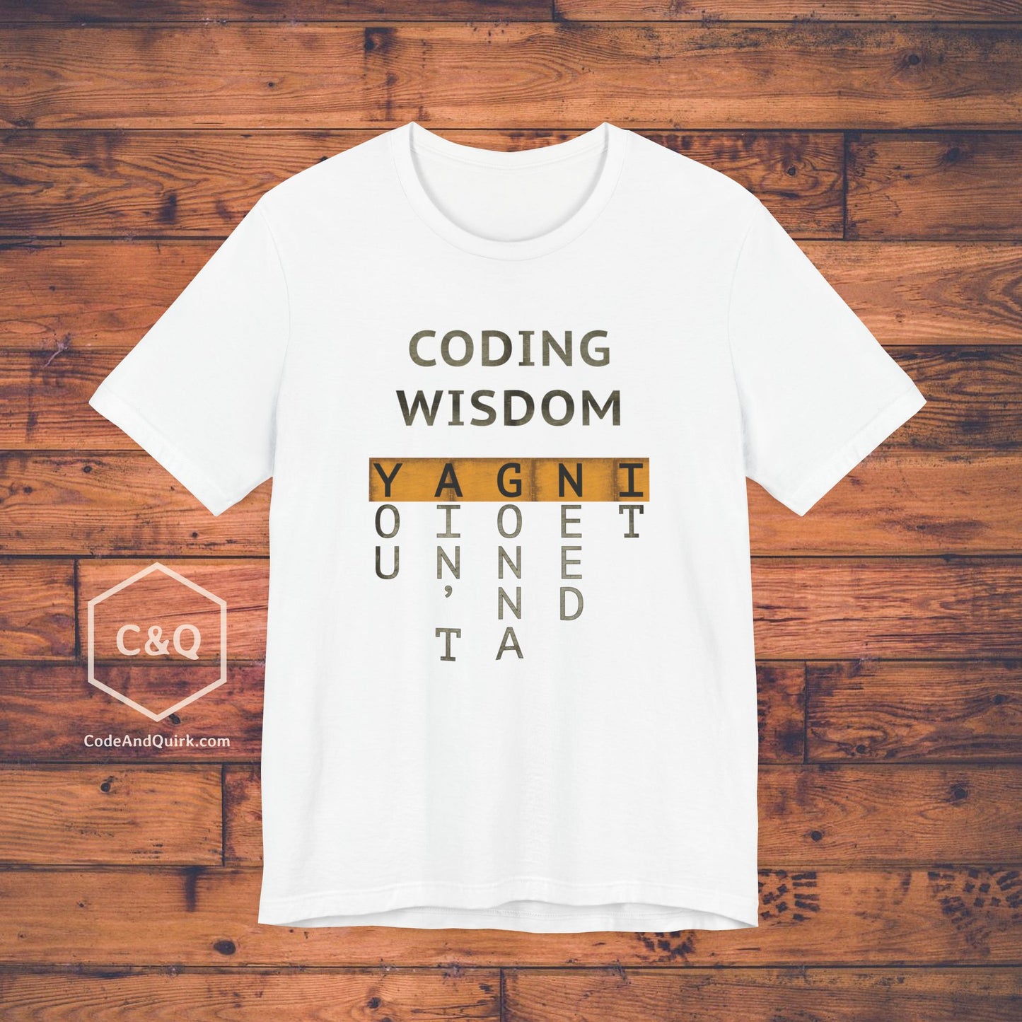 Coding wisdom: YAGNI - programmer's T-Shirt